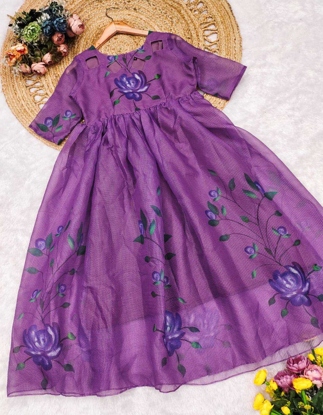 Ynf Fancy KESH210 2400 Suits & Dresses Wholesale Maxi Dresses Cocktail Dresses Printed Dresses Manufacturer- Kapda Export