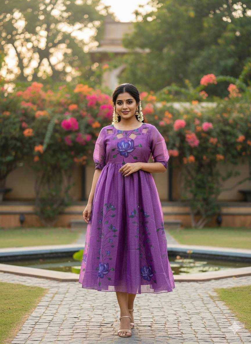 Ynf Fancy KESH210 2400 Suits & Dresses Wholesale Maxi Dresses Cocktail Dresses Printed Dresses Manufacturer- Kapda Export