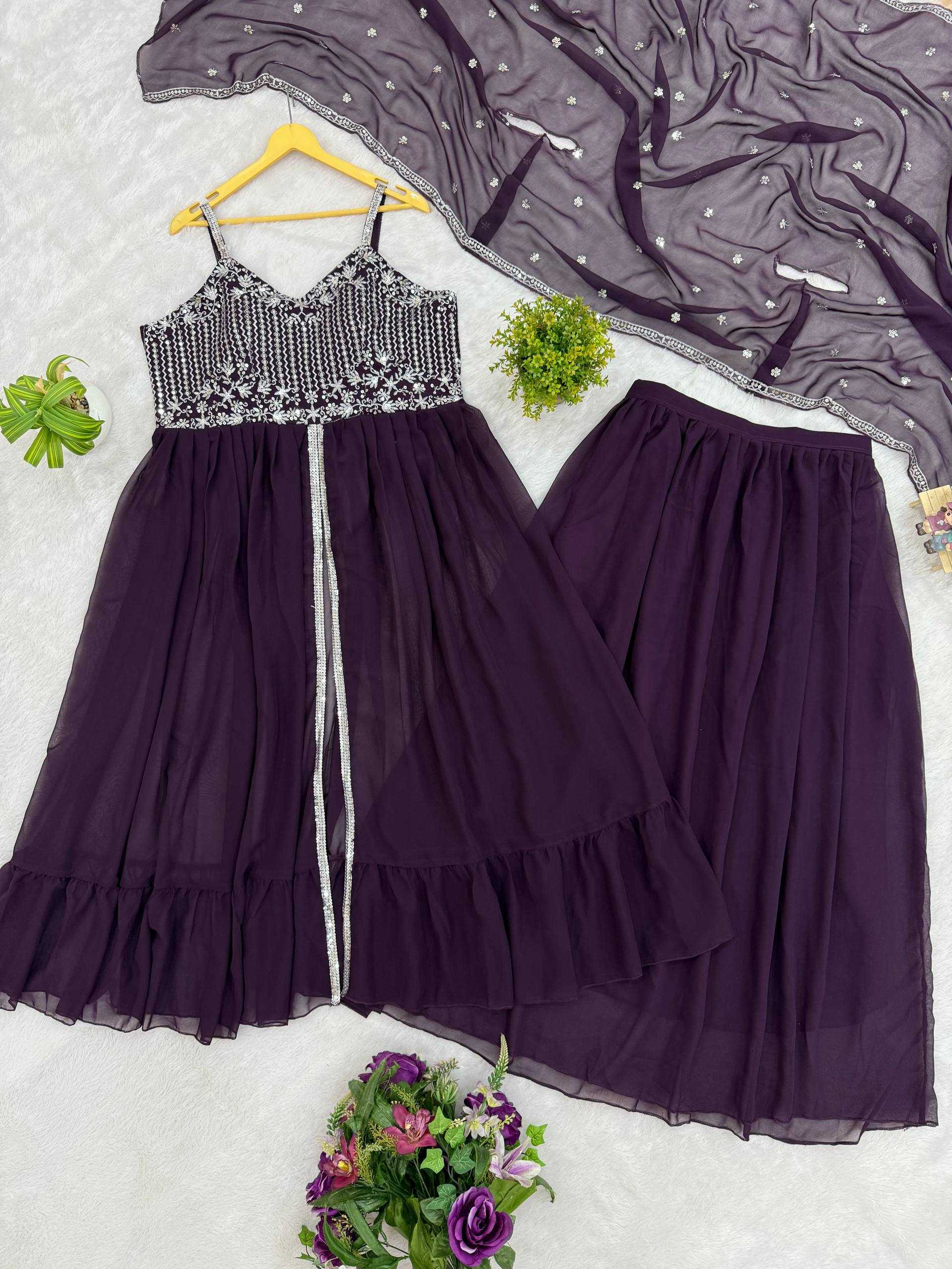 Ynf Faux Georgette RIN215 1139 Lehengas Wholesale Fancy Lehenga Lehenga With Dupatta Jacket Style Lehenga Manufacturer- Kapda Export