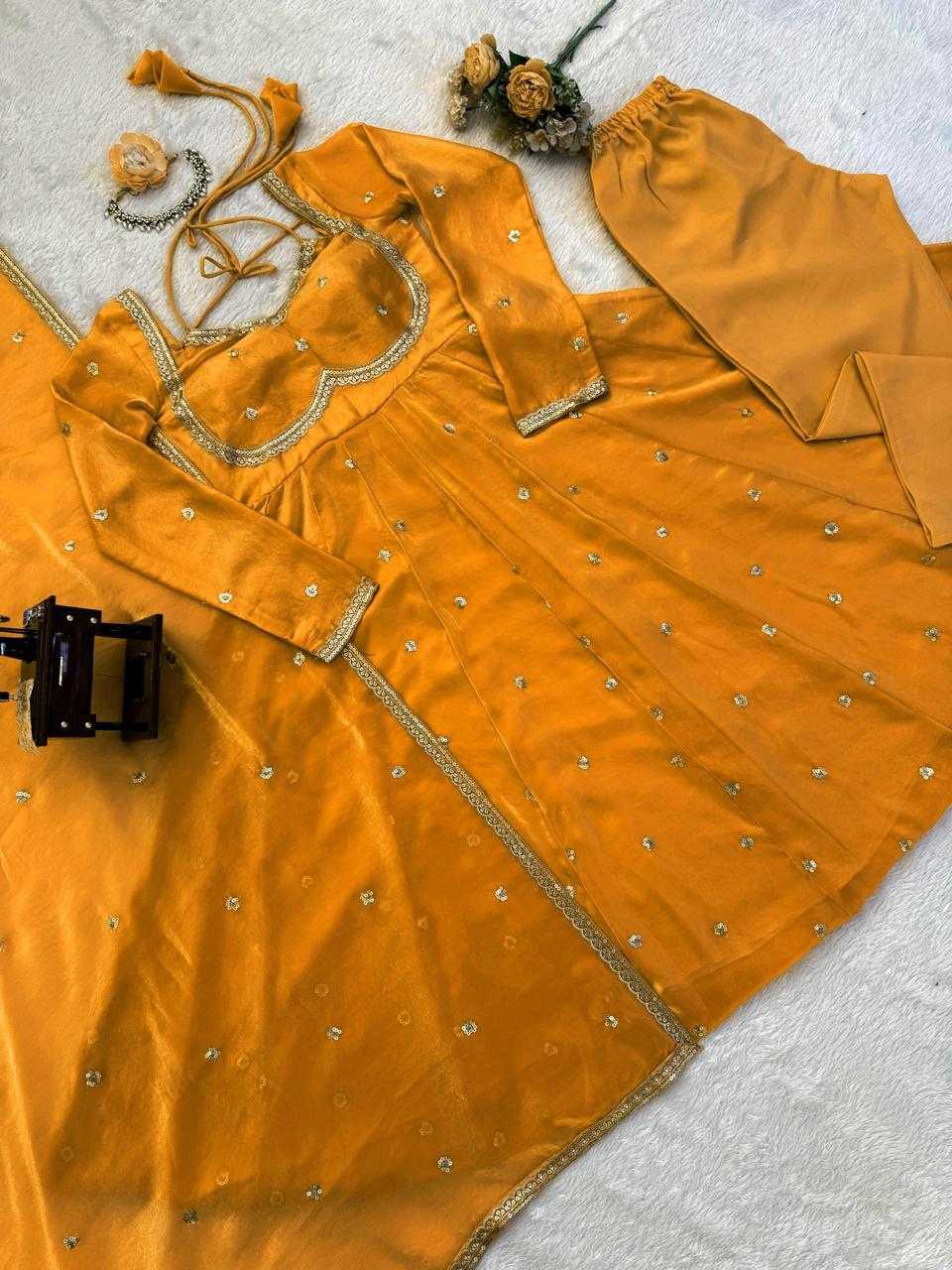 Ynf FENDY KESH481 SHEETAL Suits & Dresses Festive Collections Wholesale Ladies Silk Suit Anarkali Suits Gown Dresses Manufacturer- Kapda Export