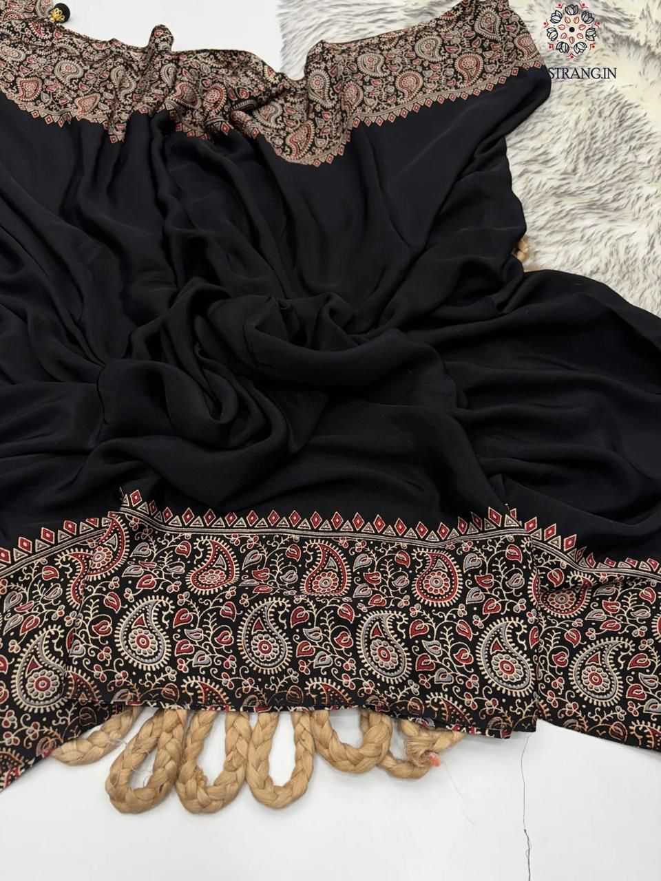 Ynf Gajji Silk KESH577 922 Sarees Wholesale Ajrakh Sarees Silk Sarees Heavy Sarees Manufacturer- Kapda Export