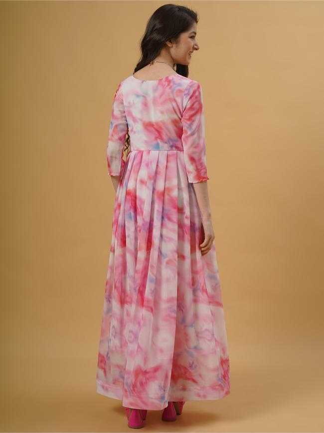 Ynf Georgette KESH334 kd Chiffon Kids Wear Wholesale Kids Gown Kids Frocks Kids Designer Frock Manufacturer- Kapda Export