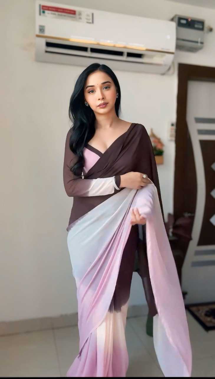 Ynf Georgette KESH606 296 Sarees Festive Collections Wholesale Ready To Wear Sarees Printed Georgette Saree Sarees With Blouse Manufacturer- Kapda Export