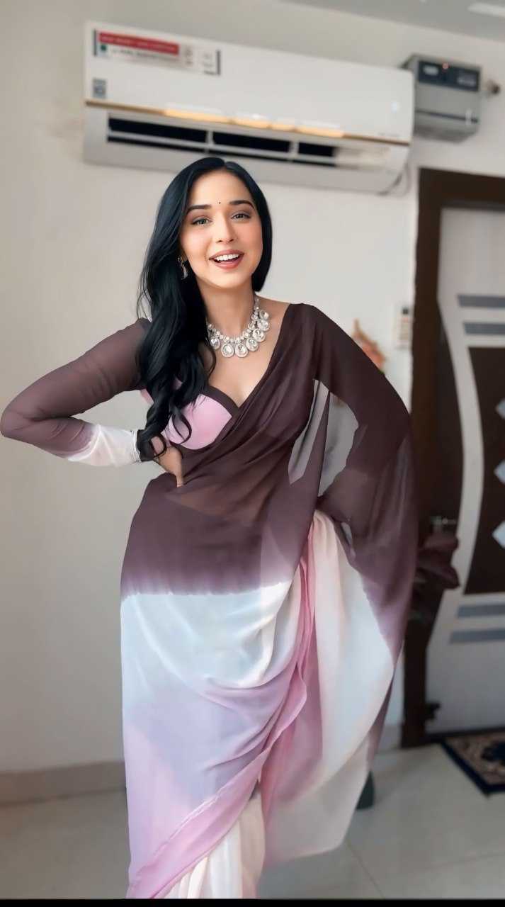 Ynf Georgette KESH606 296 Sarees Festive Collections Wholesale Ready To Wear Sarees Printed Georgette Saree Sarees With Blouse Manufacturer- Kapda Export