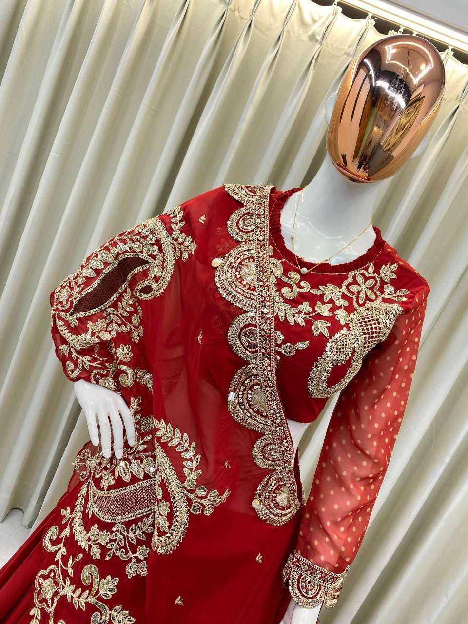 Ynf Georgette RIN110 400 Lehengas Wedding Collections Wholesale Designer Lehenga Sequins Lehenga Sangeet Outfits Manufacturer- Kapda Export