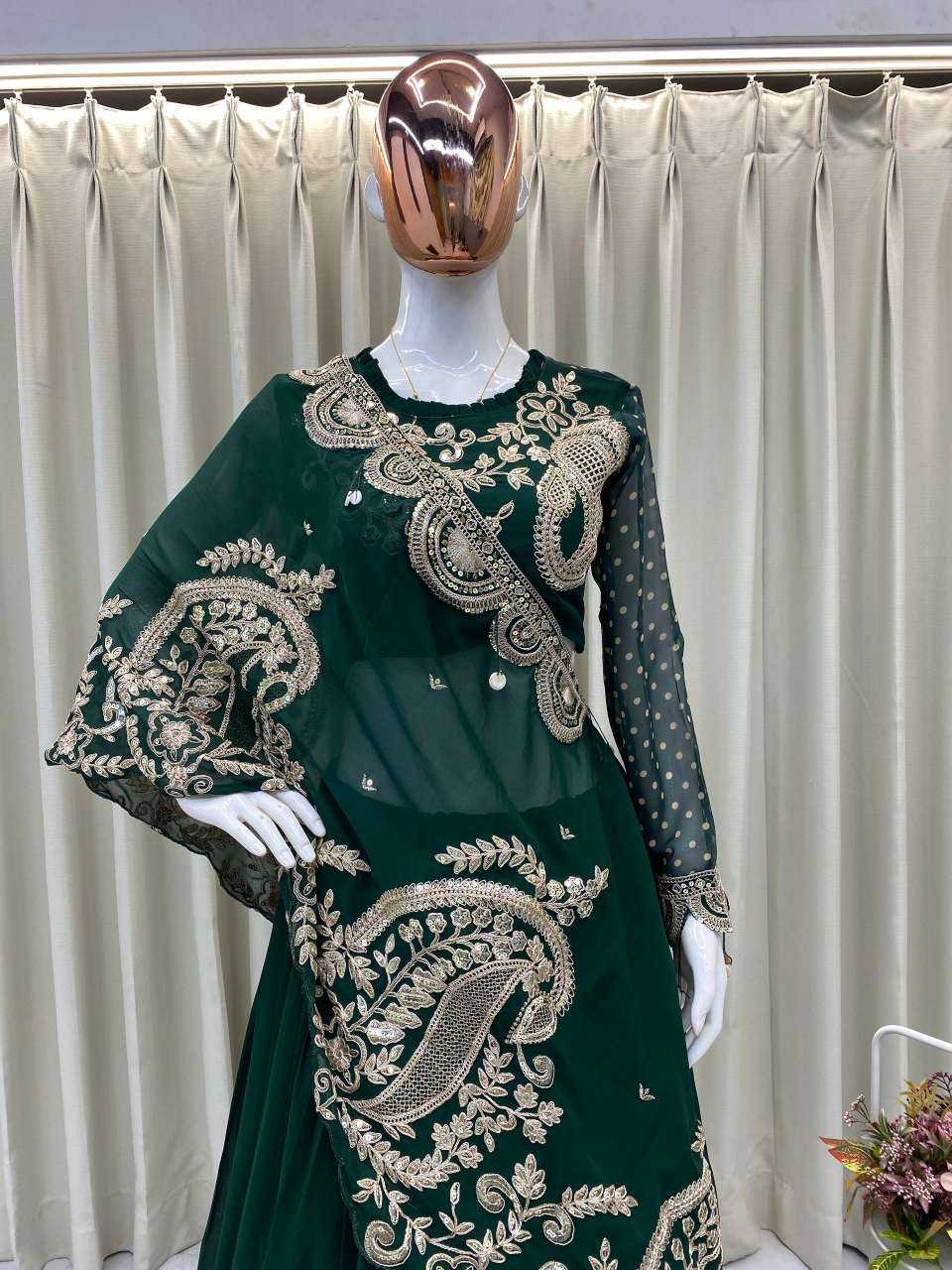 Ynf Georgette RIN110 400 Lehengas Wedding Collections Wholesale Designer Lehenga Sequins Lehenga Sangeet Outfits Manufacturer- Kapda Export