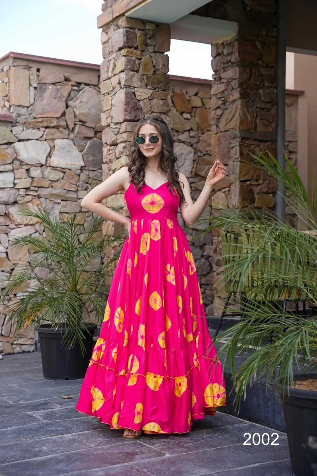 Ynf Heavy Rayon KESH530 LUCAYA VOL-20 2001 Gowns Wholesale Long Gowns Indo-Western Gowns Reception Gowns Manufacturer- Kapda Export