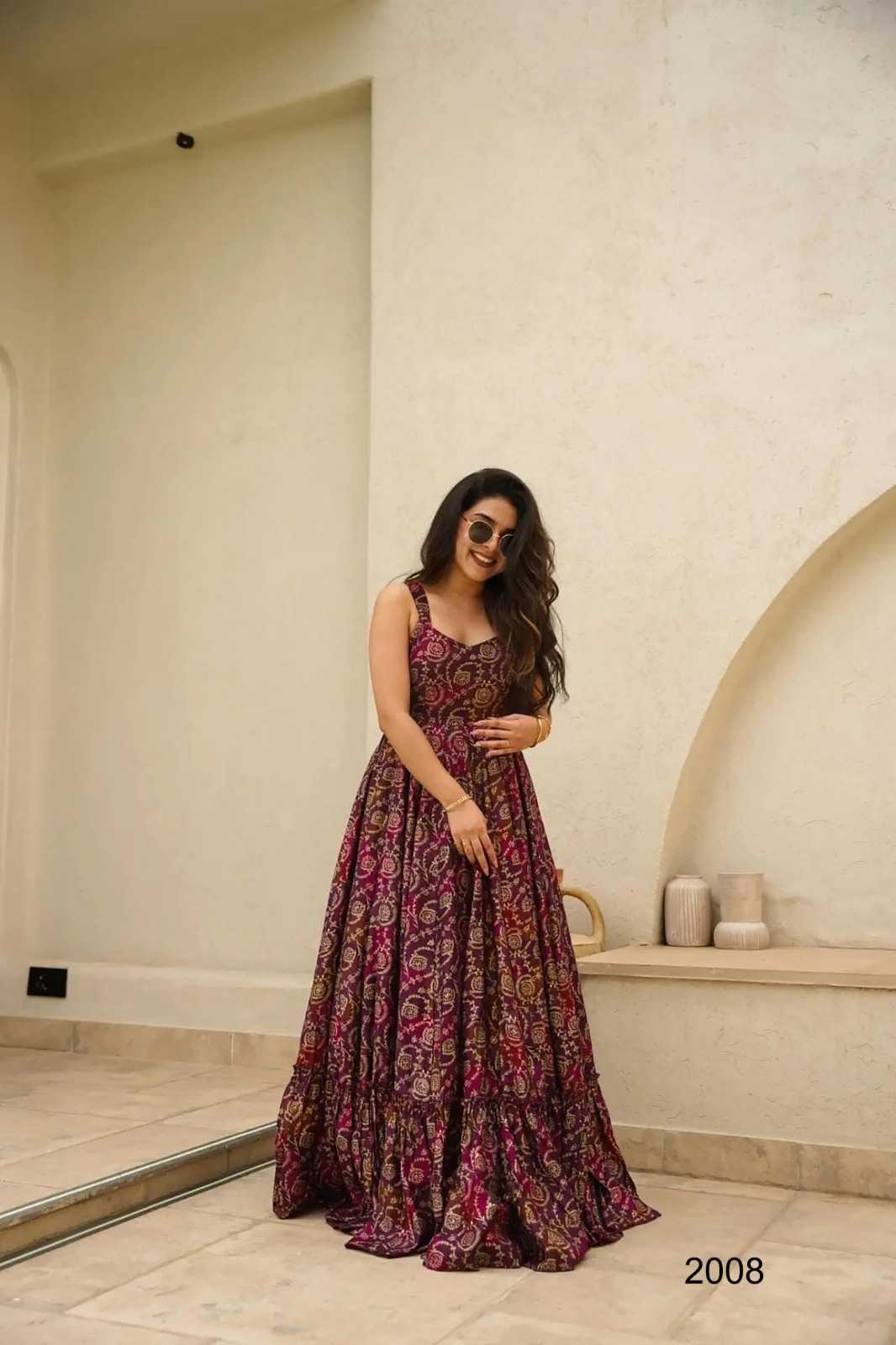 Ynf Heavy Rayon KESH530 LUCAYA VOL-20 2001 Gowns Wholesale Long Gowns Indo-Western Gowns Reception Gowns Manufacturer- Kapda Export