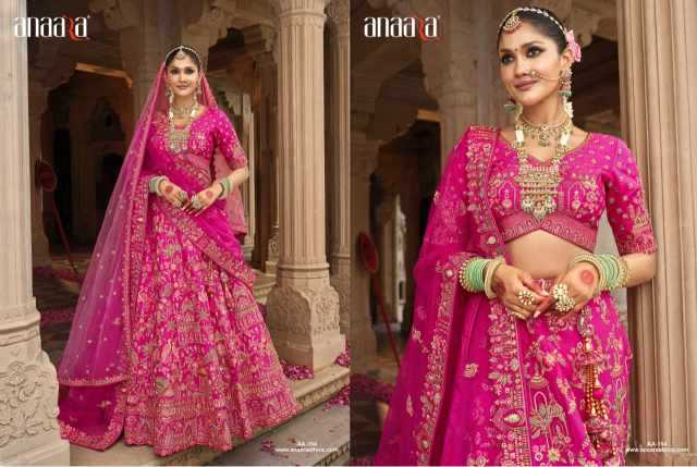 Ynf Heavy Silk KESH530 TATHASTU ANAARA Lehengas Wholesale Silk Lehenga Embroidered Lehenga Heavy Lehenga Manufacturer- Kapda Export