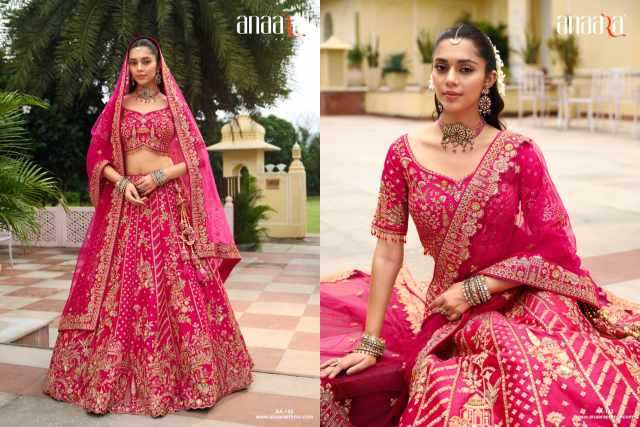Ynf Heavy Silk KESH530 TATHASTU ANAARA Lehengas Wholesale Silk Lehenga Embroidered Lehenga Heavy Lehenga Manufacturer- Kapda Export