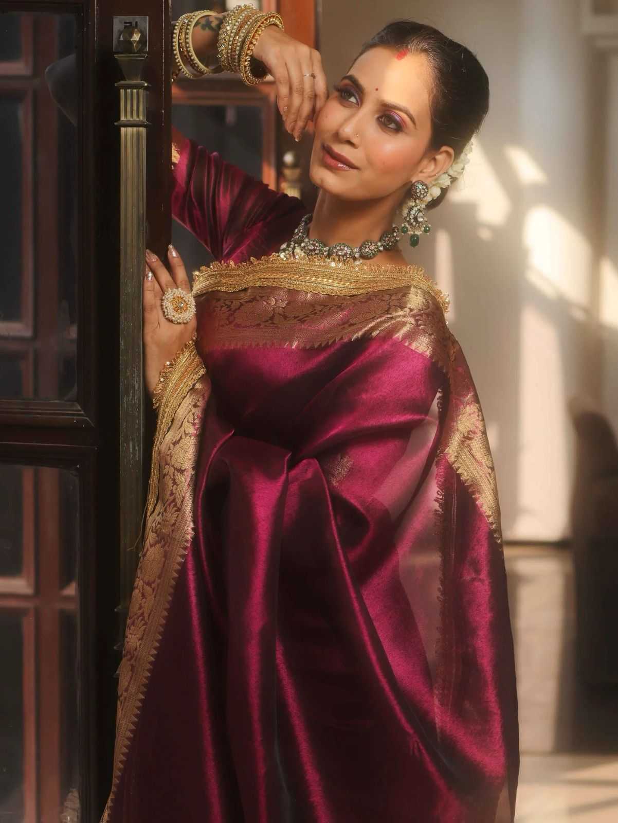 Ynf Jimmy Choo KESH577 876 Silk Sarees Wedding Collections Wholesale Designer Silk Sarees Festival Silk Sarees Sangeet Outfits Manufacturer- Kapda Export