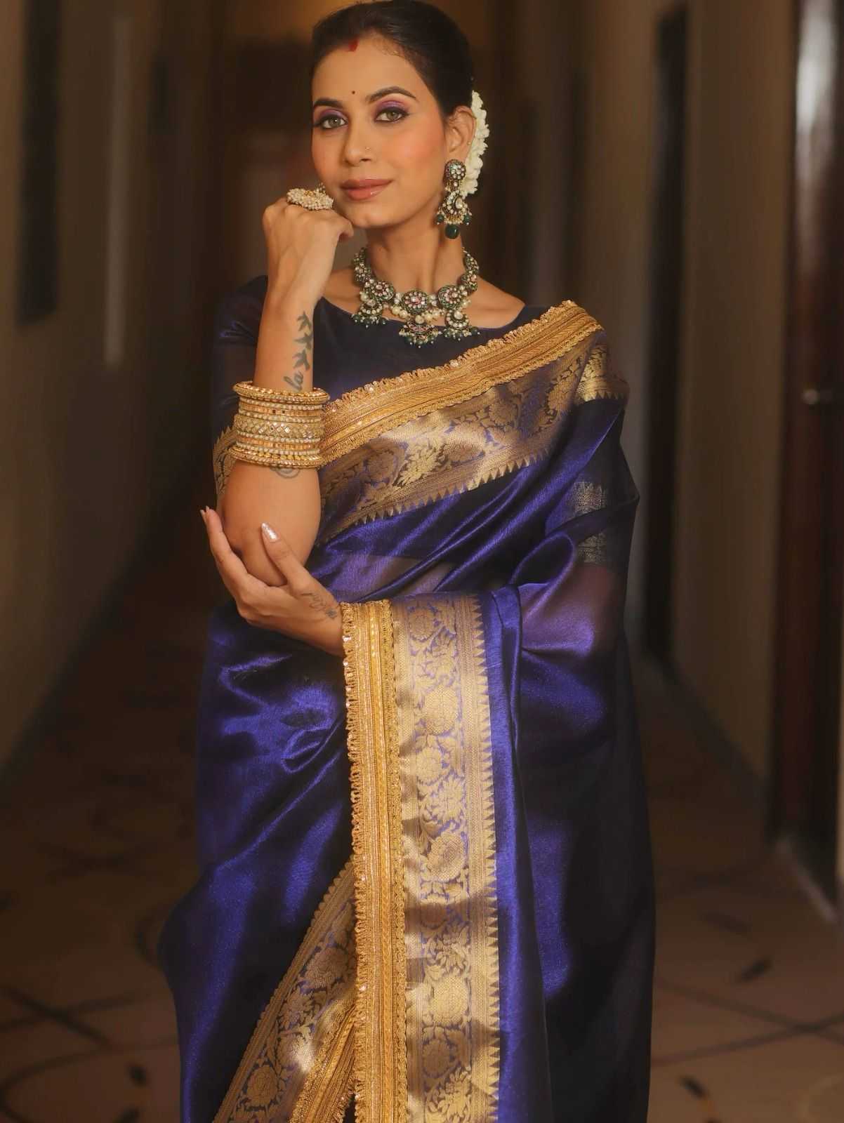 Ynf Jimmy Choo KESH577 876 Silk Sarees Wedding Collections Wholesale Designer Silk Sarees Festival Silk Sarees Sangeet Outfits Manufacturer- Kapda Export