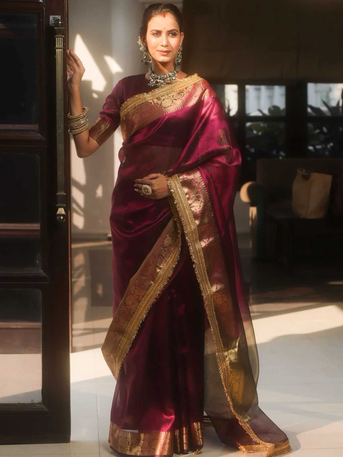 Ynf Jimmy Choo KESH577 876 Silk Sarees Wedding Collections Wholesale Designer Silk Sarees Festival Silk Sarees Sangeet Outfits Manufacturer- Kapda Export