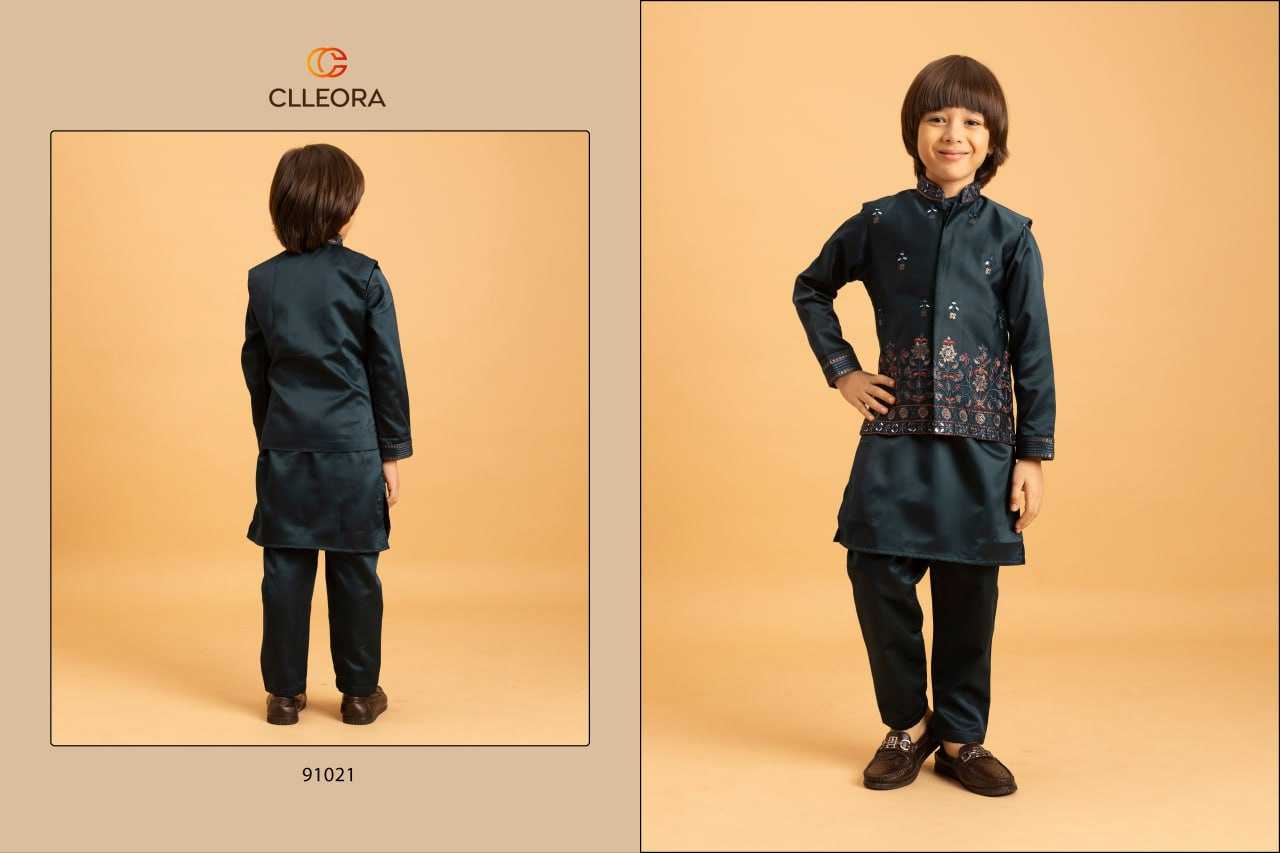 Ynf Malay Satin Silk RIN202 CLLEORA ETHNI 91021 Kids Wear Festive Collections Wholesale Kids Festive Wear Boys Ethnic Wear Baby Boy Kurta Set Manufacturer- Kapda Export