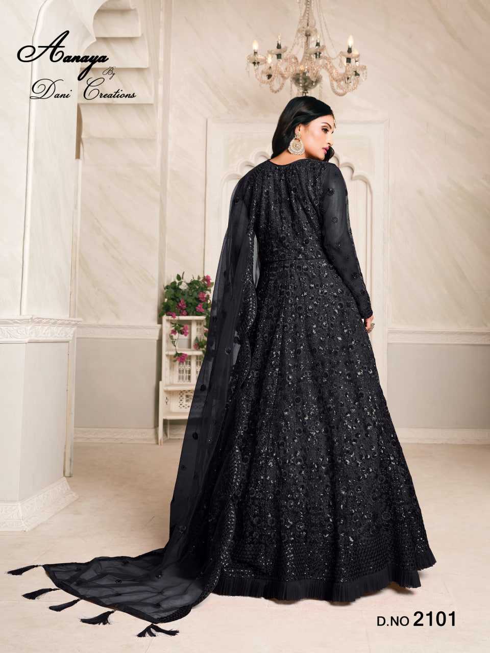 Ynf Net KESH530 AANAYA 2100 Gowns Wedding Collections Wholesale Net Gowns Wedding Gown Sequin Gowns Manufacturer- Kapda Export