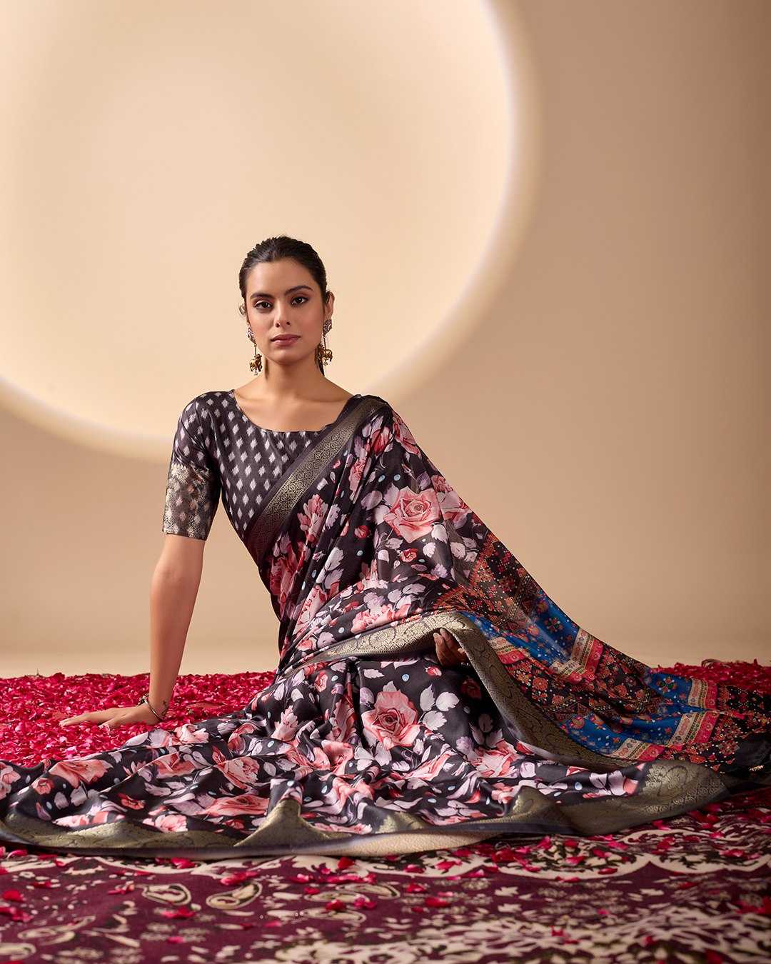 Ynf Premium Silk KESH522 1059 Sarees Wholesale Designer Sarees Printed Sarees Printed Georgette Saree Manufacturer- Kapda Export