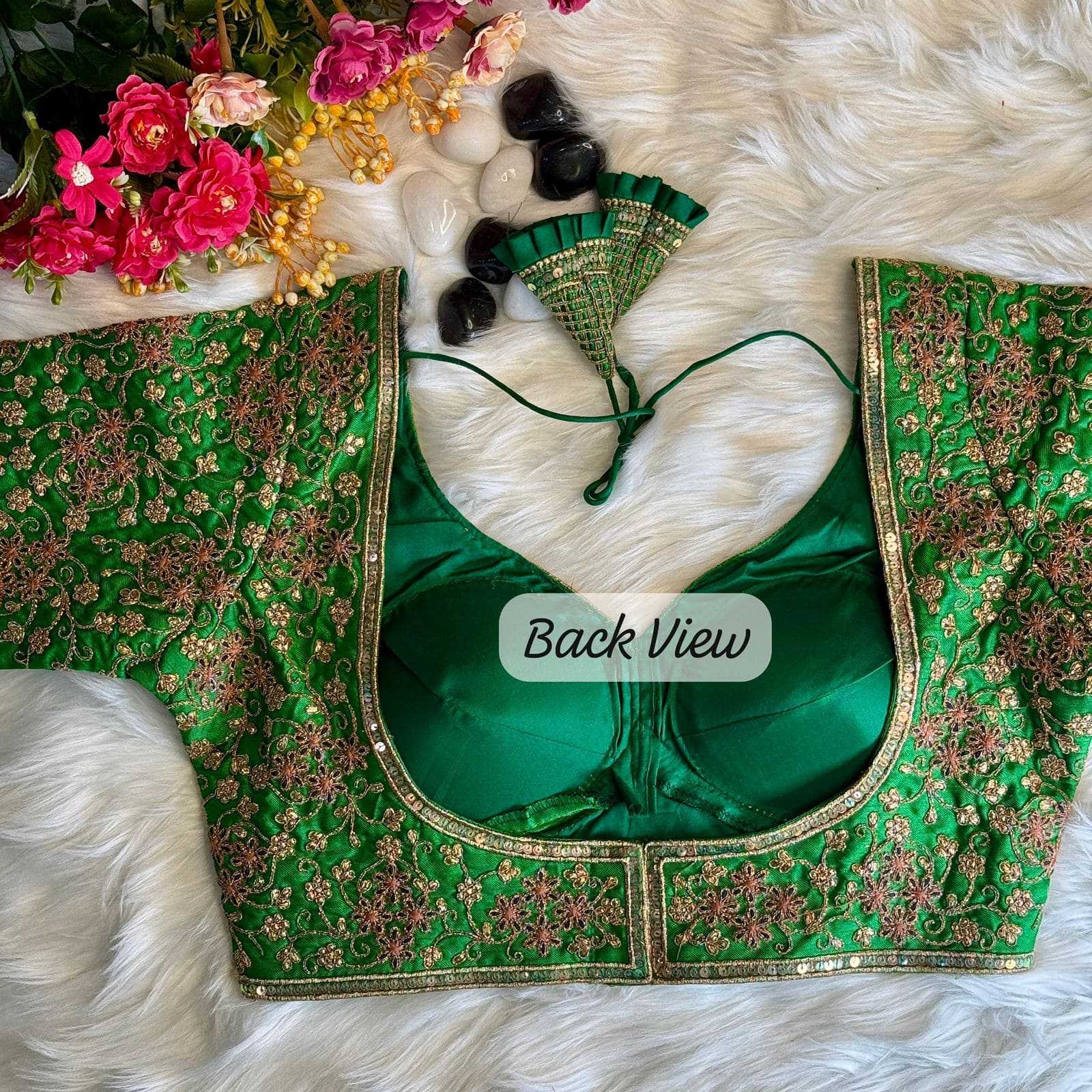 Ynf Pure Soft KESH426 palak Readymade Blouses Festive Collections Wholesale Sequence Embroidery Blouse Designer Blouse Party Wear Blouse Manufacturer- Kapda Export