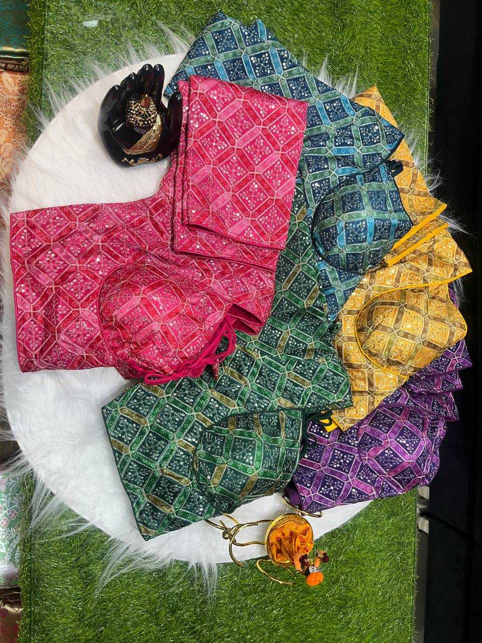 Ynf Pure Soft KESH554 NIYATI Readymade Blouses Festive Collections Wholesale Printed Blouse Fashion Blouse Navratri Blouses Manufacturer- Kapda Export