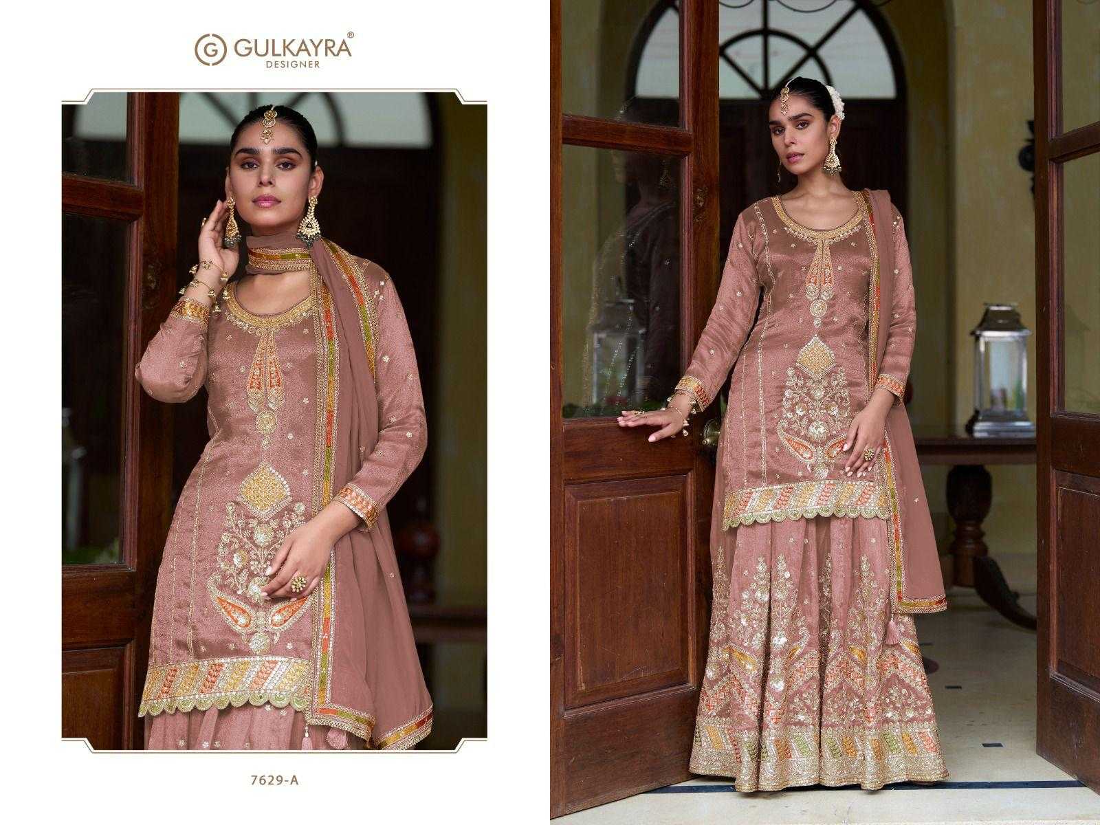 Ynf Shimmer silk KESH481 Gulkayra TAIYBA VOL.2 7629 Suits & Dresses Wholesale Sharara Salwar Suits Designer Suits Indo-Western Dresses Manufacturer- Kapda Export