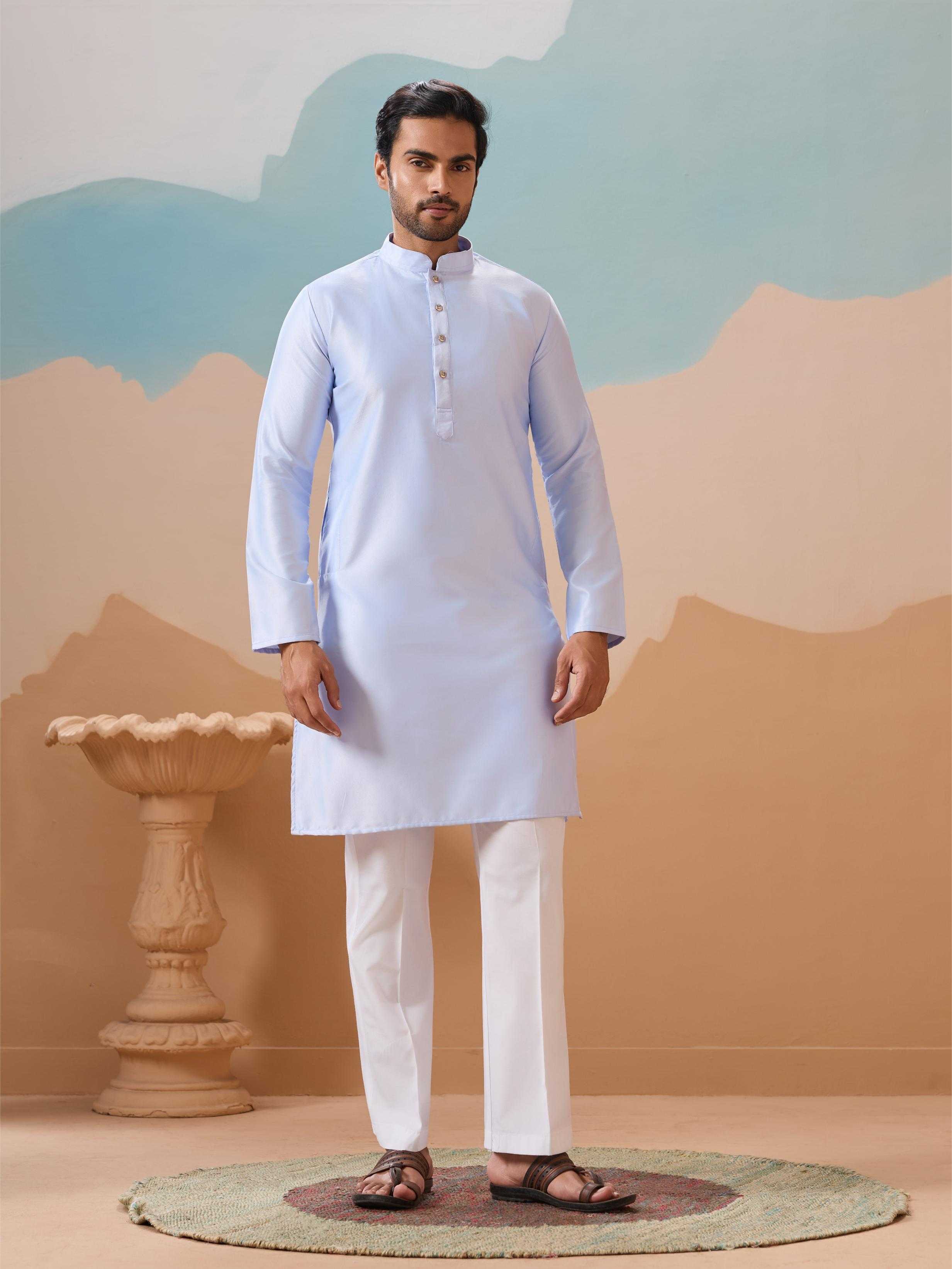 Ynf Silk RIN202 CARNIVAL Mens Wear Wholesale Mens Kurta Pyjama Silk Kurta Men Wedding kurta Manufacturer- Kapda Export