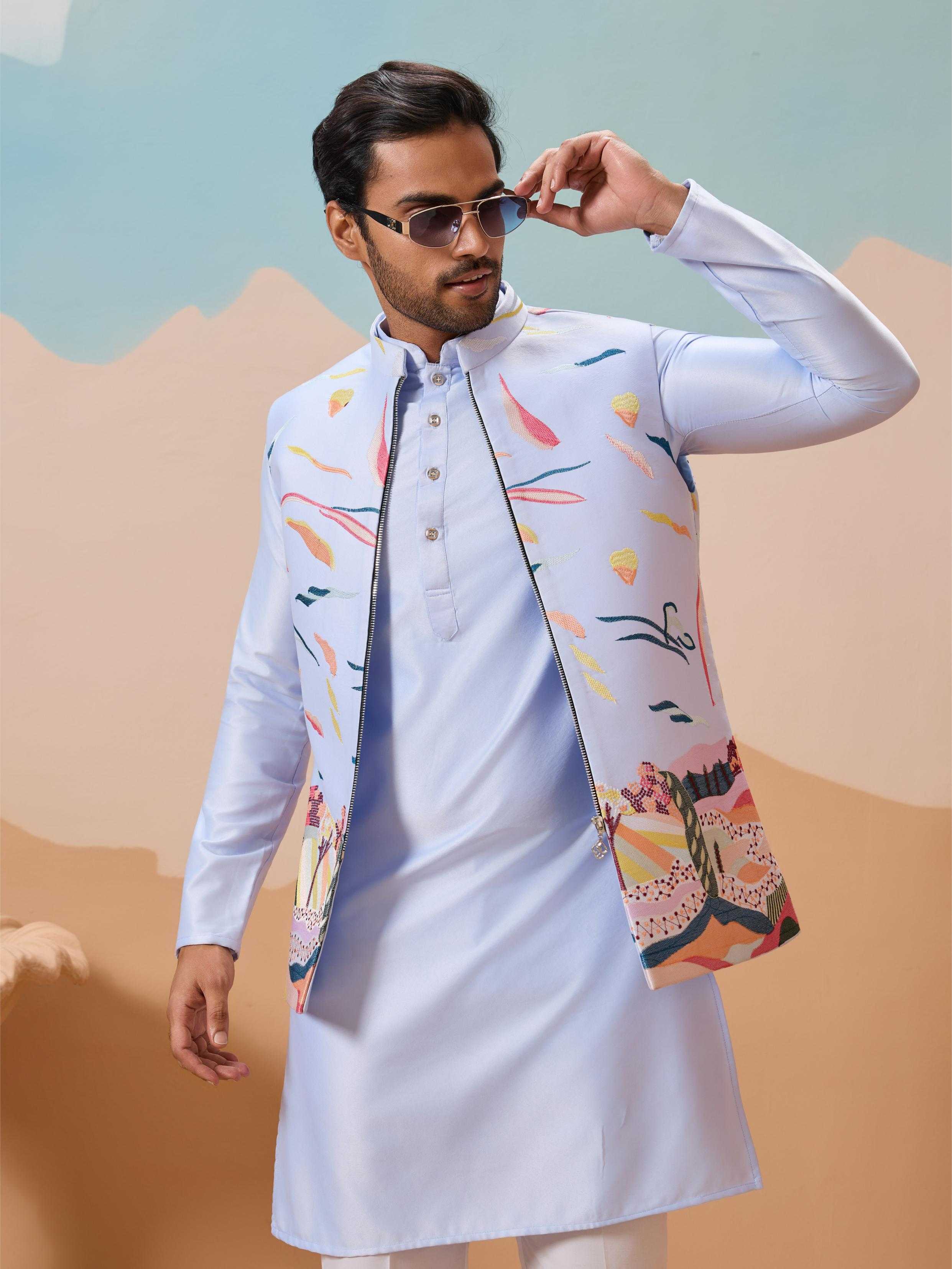 Ynf Silk RIN202 CARNIVAL Mens Wear Wholesale Mens Kurta Pyjama Silk Kurta Men Wedding kurta Manufacturer- Kapda Export