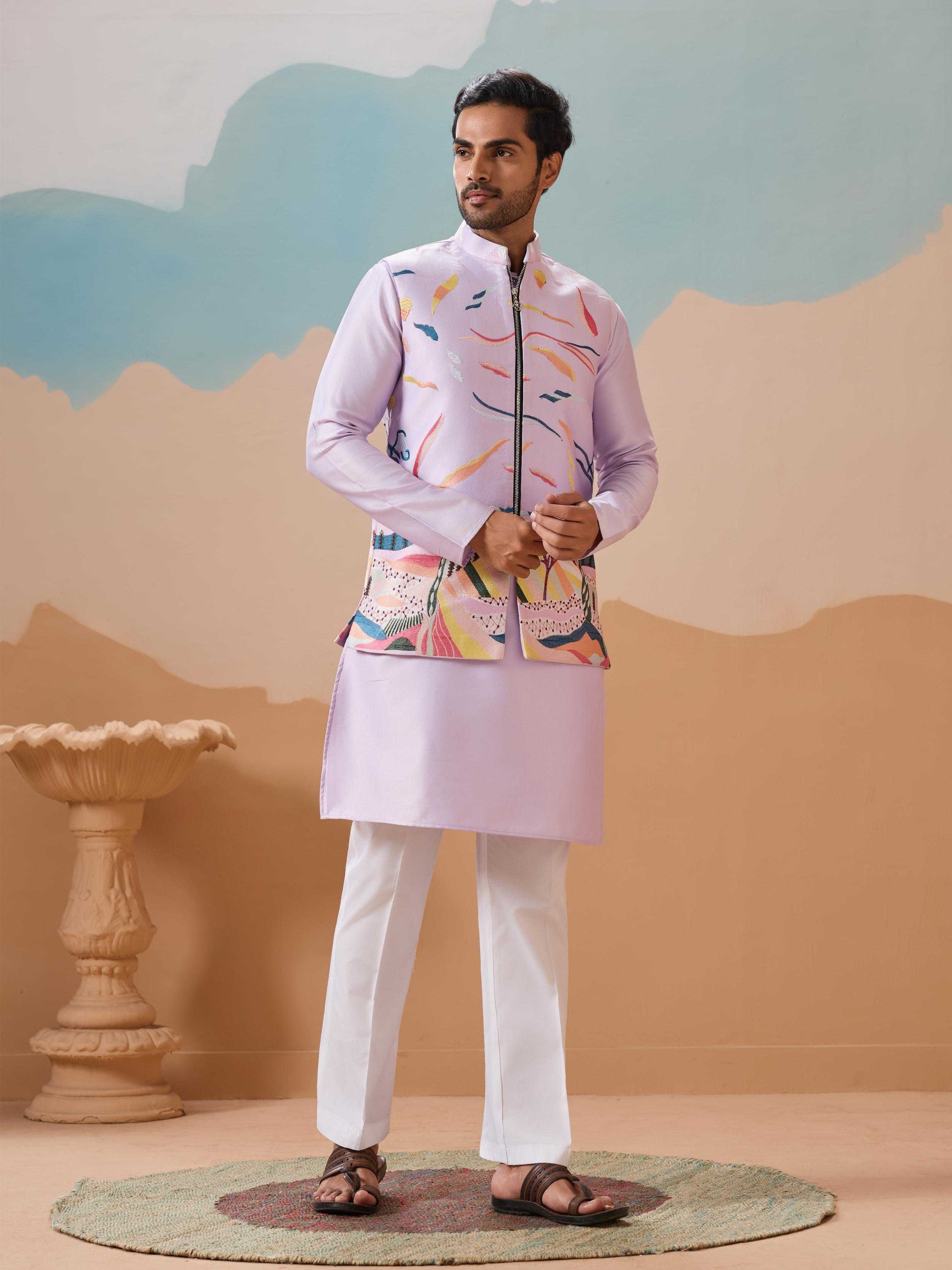 Ynf Silk RIN202 CARNIVAL Mens Wear Wholesale Mens Kurta Pyjama Silk Kurta Men Wedding kurta Manufacturer- Kapda Export