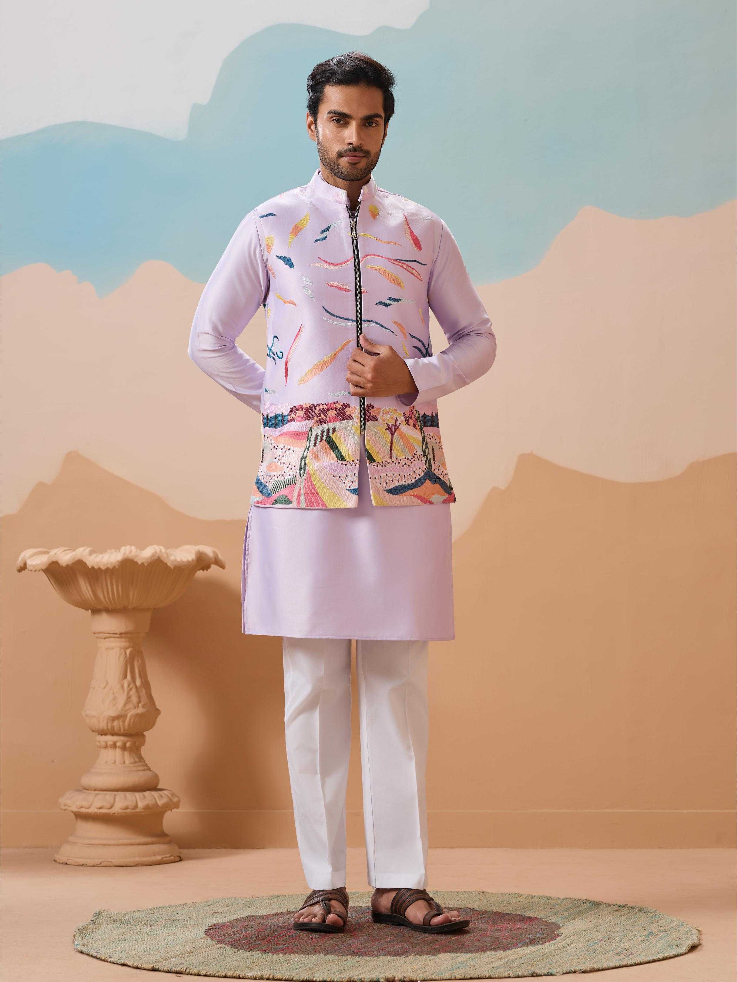Ynf Silk RIN202 CARNIVAL Mens Wear Wholesale Mens Kurta Pyjama Silk Kurta Men Wedding kurta Manufacturer- Kapda Export