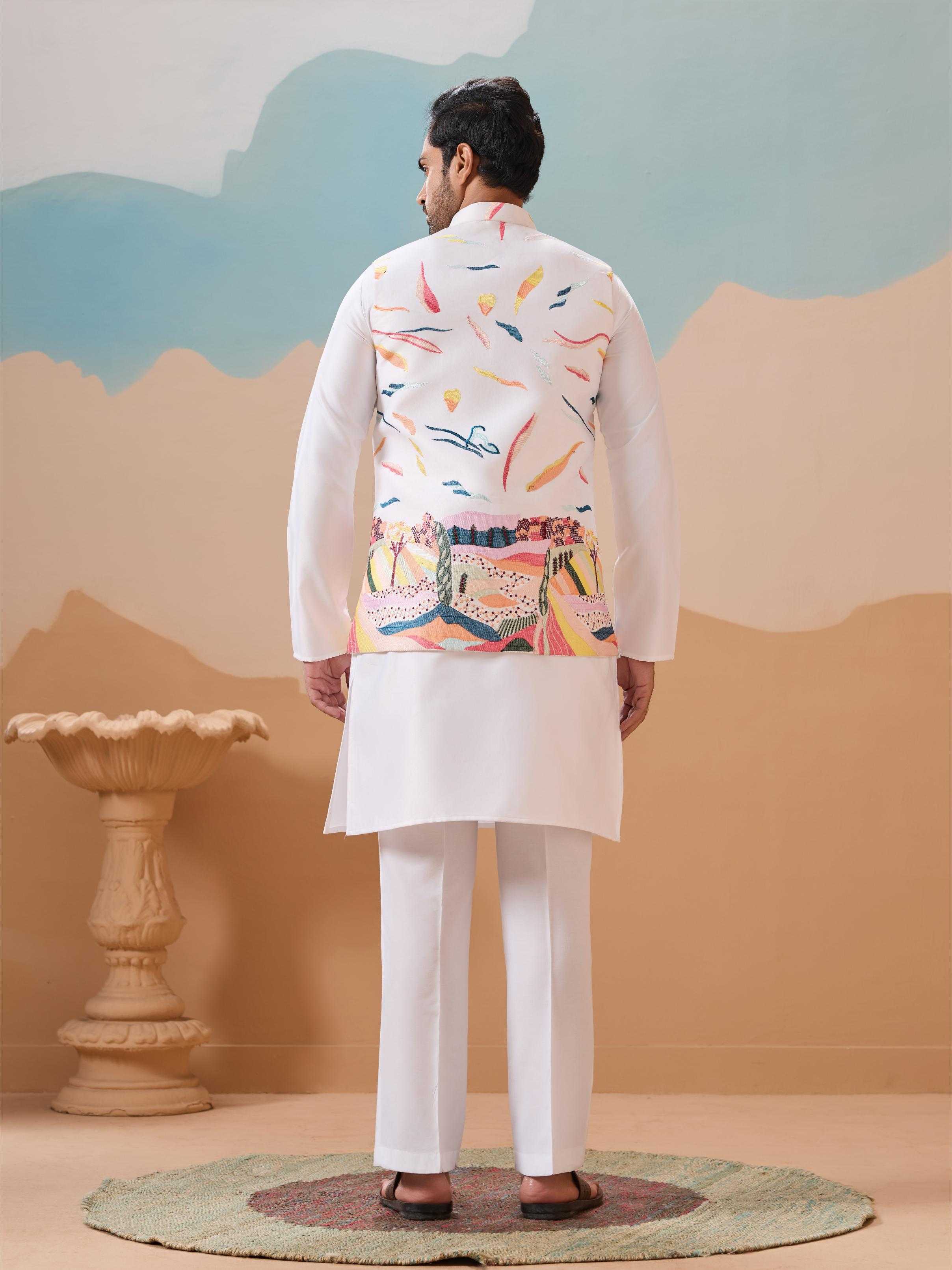 Ynf Silk RIN202 CARNIVAL Mens Wear Wholesale Mens Kurta Pyjama Silk Kurta Men Wedding kurta Manufacturer- Kapda Export