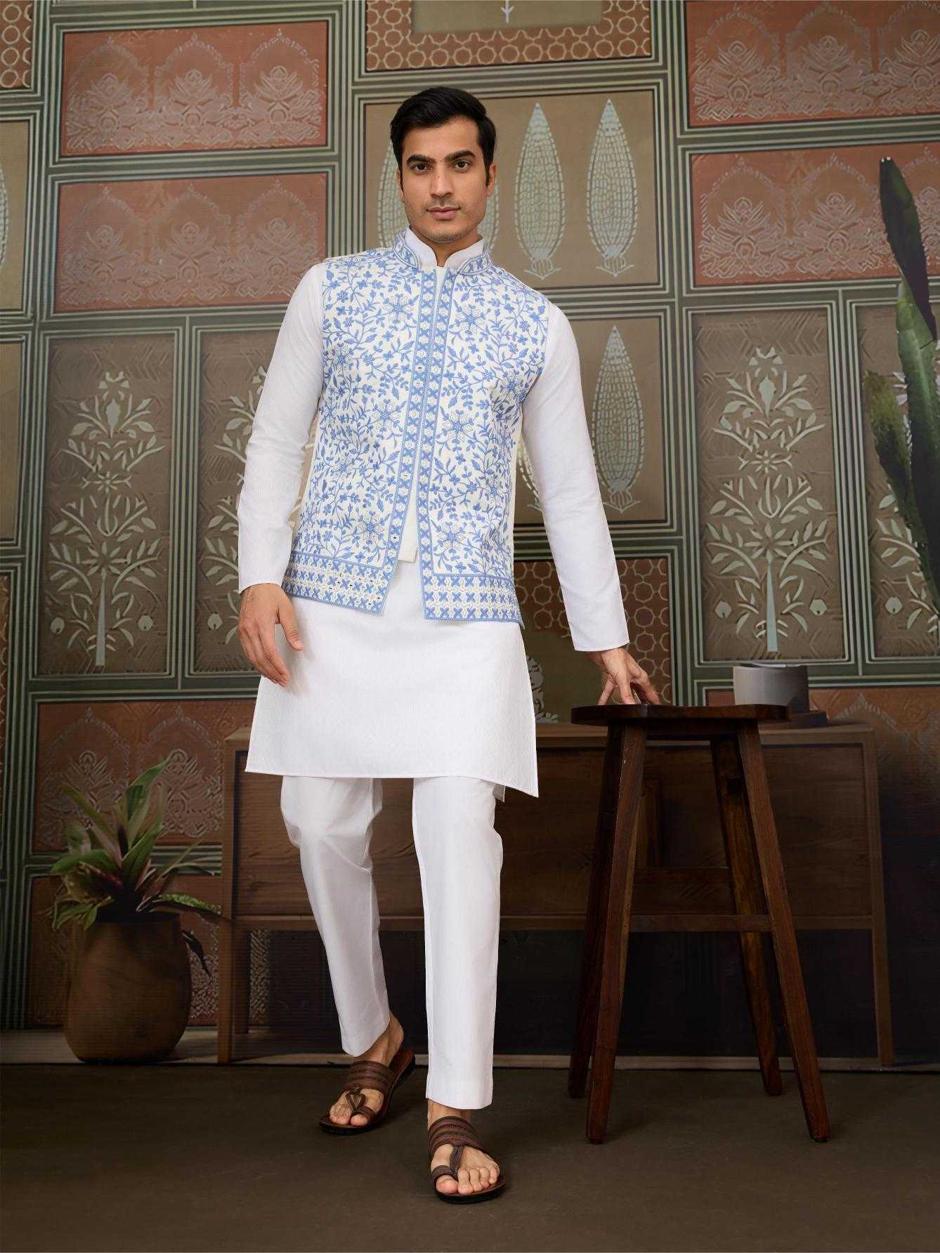 Ynf Silk RIN202 ROYAL DRAPE - 3 Mens Wear Wholesale Mens Kurta Pyjama Silk Kurta Men Wedding kurta Manufacturer- Kapda Export