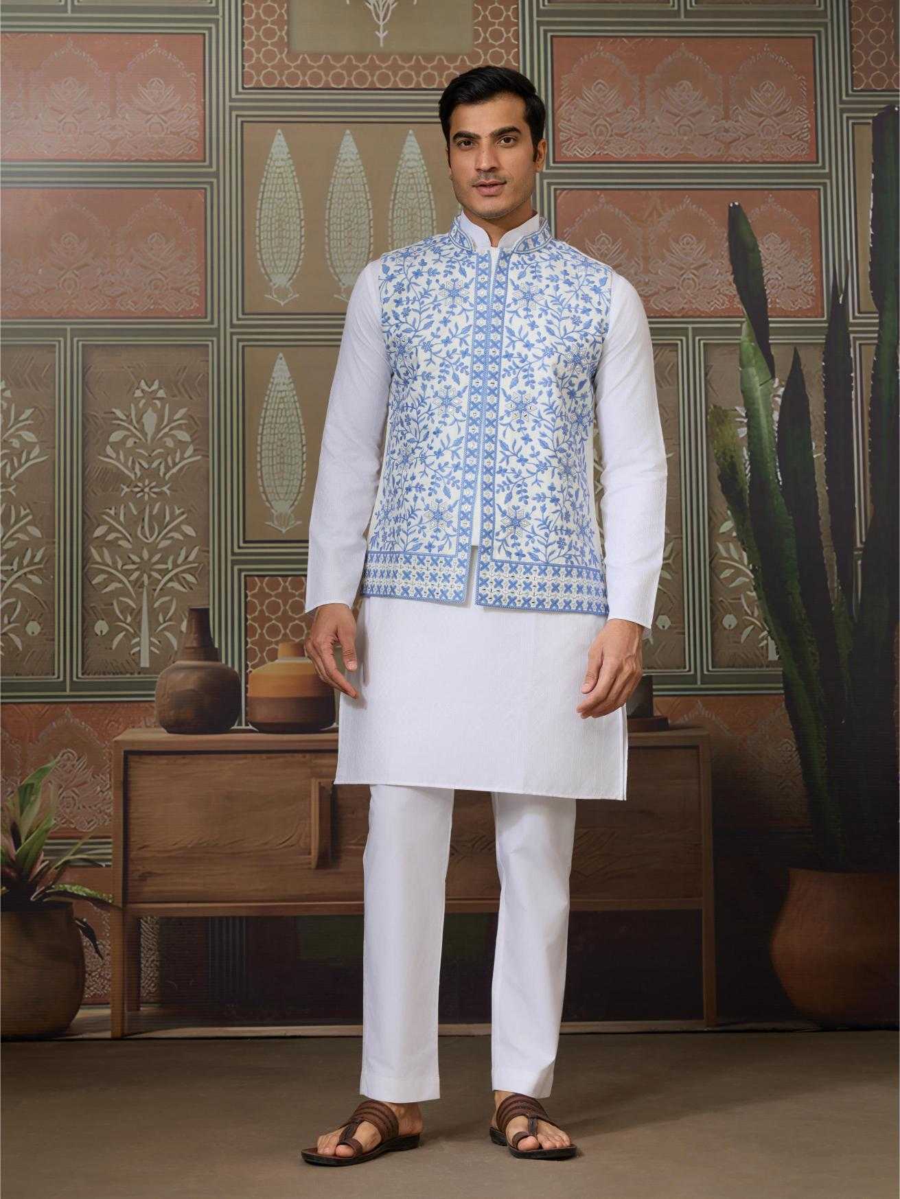 Ynf Silk RIN202 ROYAL DRAPE - 3 Mens Wear Wholesale Mens Kurta Pyjama Silk Kurta Men Wedding kurta Manufacturer- Kapda Export