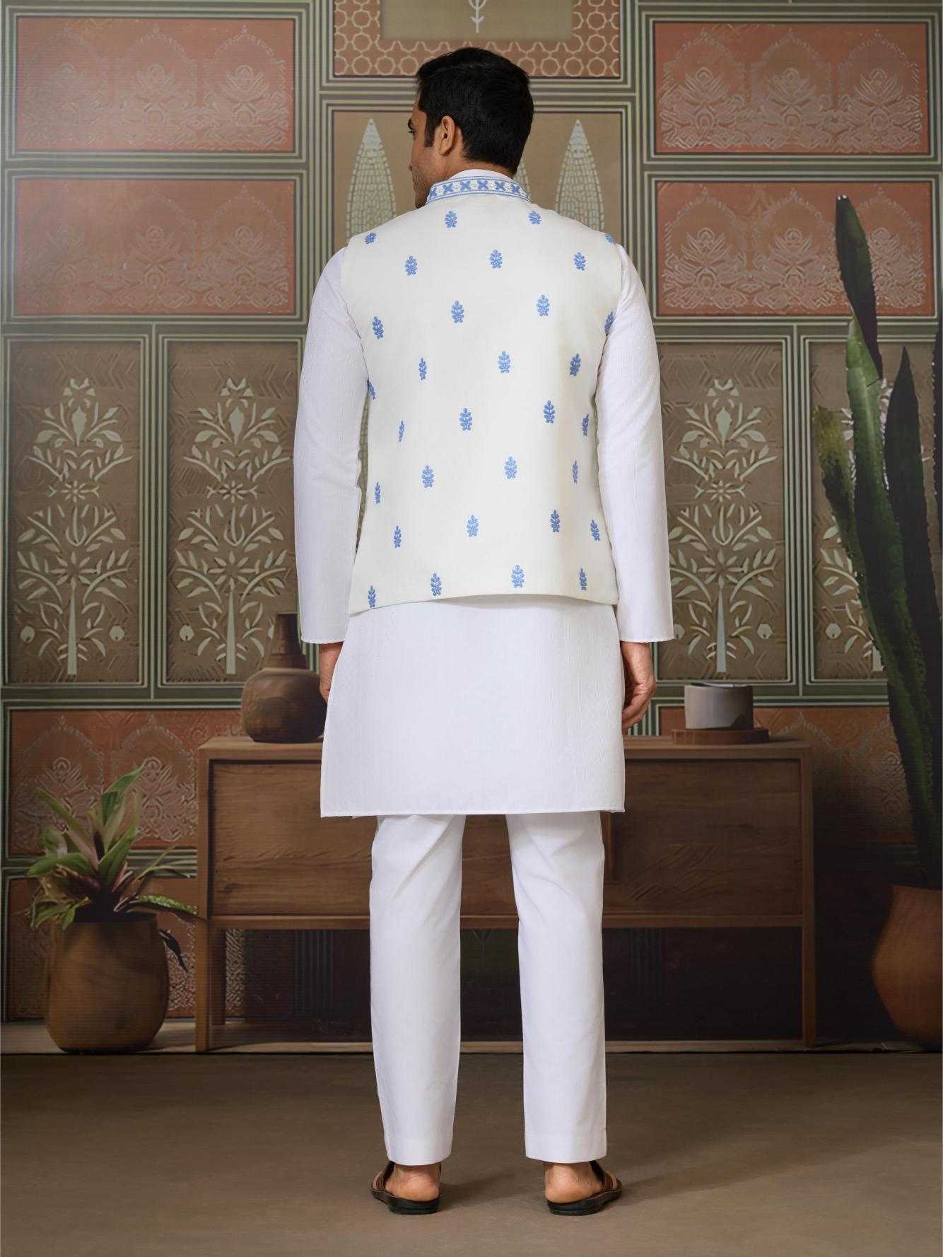 Ynf Silk RIN202 ROYAL DRAPE - 3 Mens Wear Wholesale Mens Kurta Pyjama Silk Kurta Men Wedding kurta Manufacturer- Kapda Export