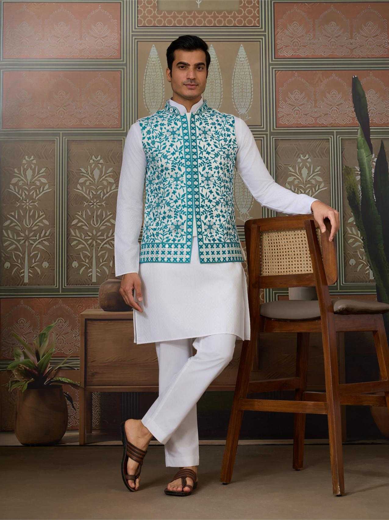 Ynf Silk RIN202 ROYAL DRAPE - 3 Mens Wear Wholesale Mens Kurta Pyjama Silk Kurta Men Wedding kurta Manufacturer- Kapda Export
