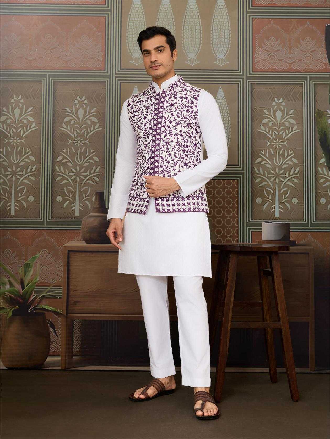 Ynf Silk RIN202 ROYAL DRAPE - 3 Mens Wear Wholesale Mens Kurta Pyjama Silk Kurta Men Wedding kurta Manufacturer- Kapda Export