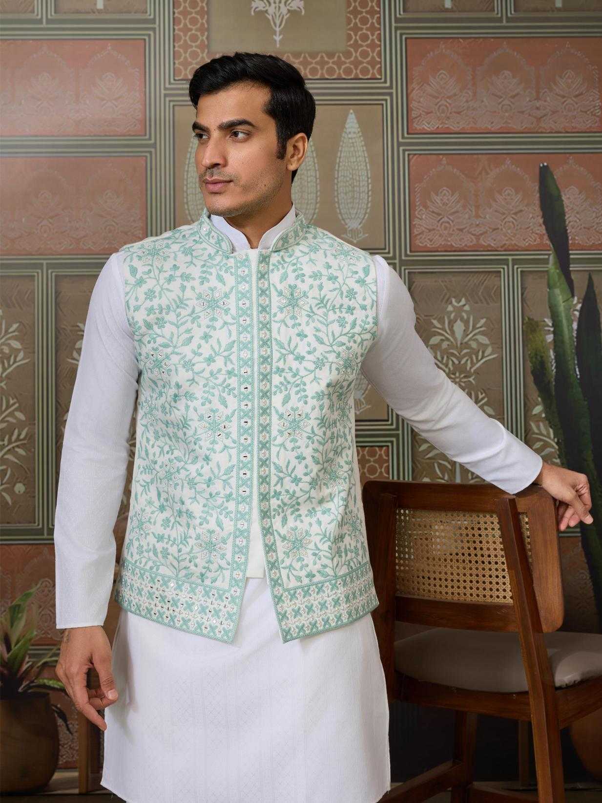 Ynf Silk RIN202 ROYAL DRAPE - 3 Mens Wear Wholesale Mens Kurta Pyjama Silk Kurta Men Wedding kurta Manufacturer- Kapda Export