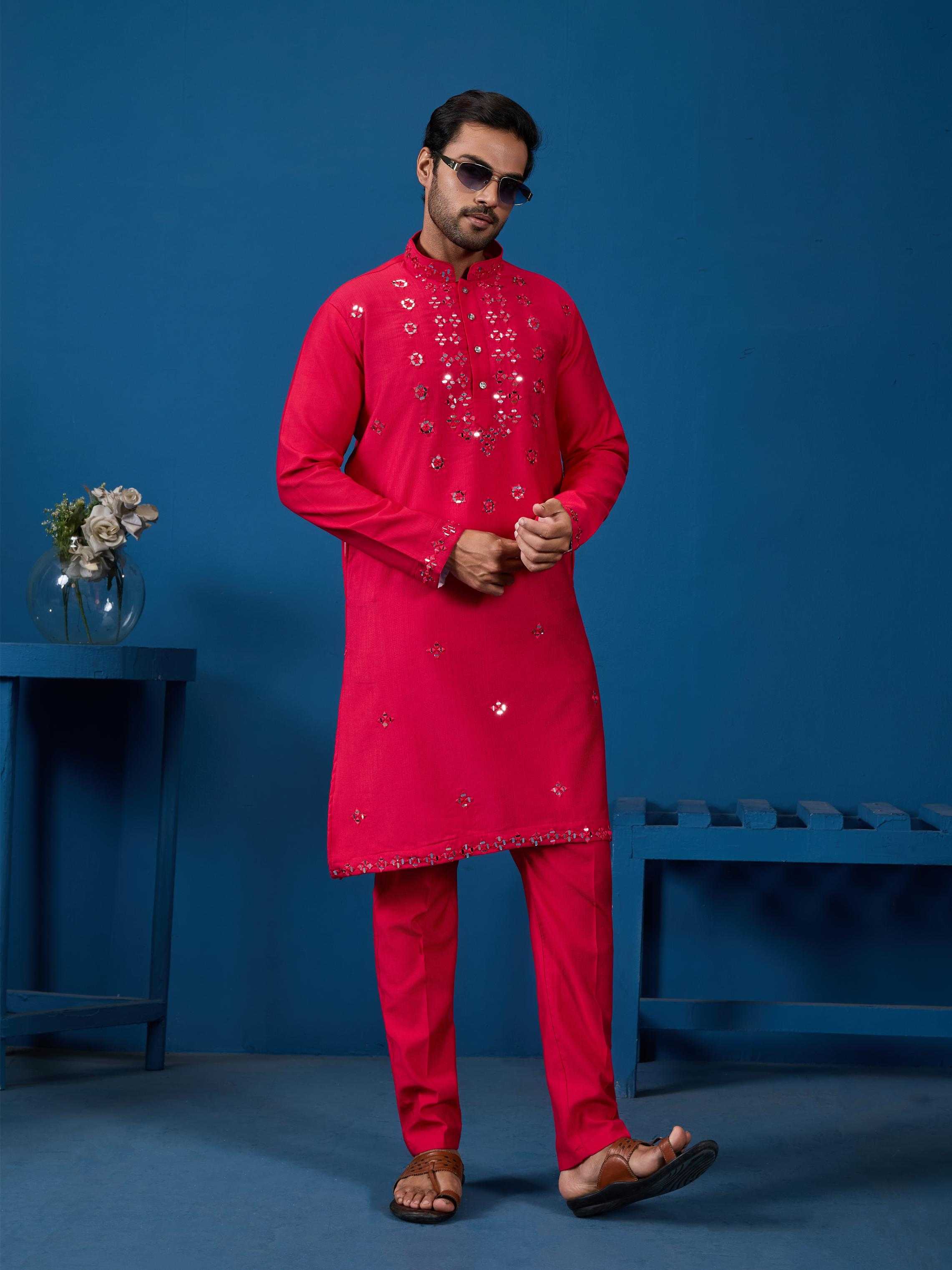 Ynf Silk RIN202 ROYAL OCCASIONS Mens Wear Wholesale Mens Kurta Pyjama Silk Kurta Men Wedding kurta Manufacturer- Kapda Export