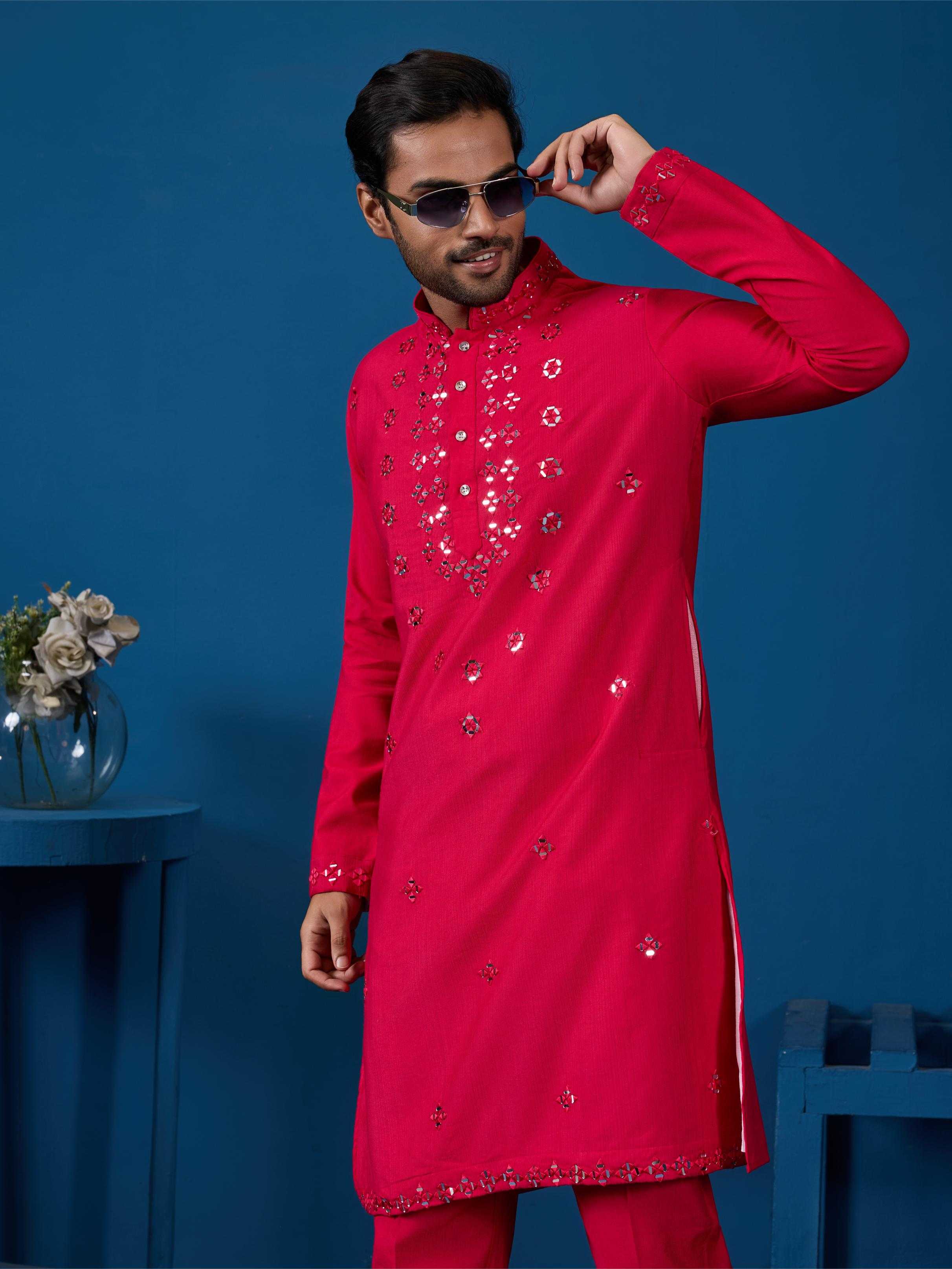 Ynf Silk RIN202 ROYAL OCCASIONS Mens Wear Wholesale Mens Kurta Pyjama Silk Kurta Men Wedding kurta Manufacturer- Kapda Export