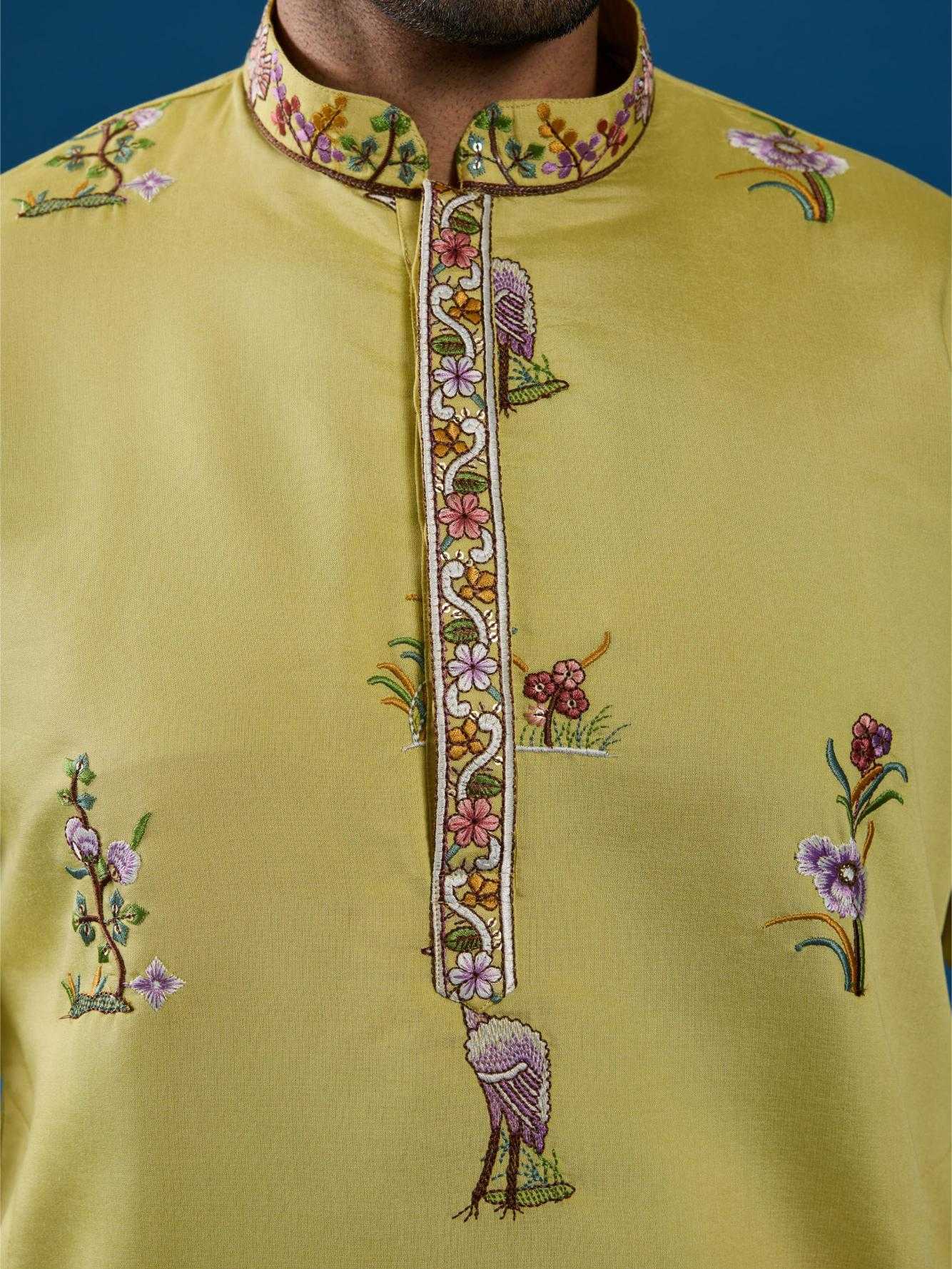 Ynf Silk RIN202 VANTARA VOGUE Mens Wear Wholesale Mens Kurta Pyjama Silk Kurta Men Wedding kurta Manufacturer- Kapda Export