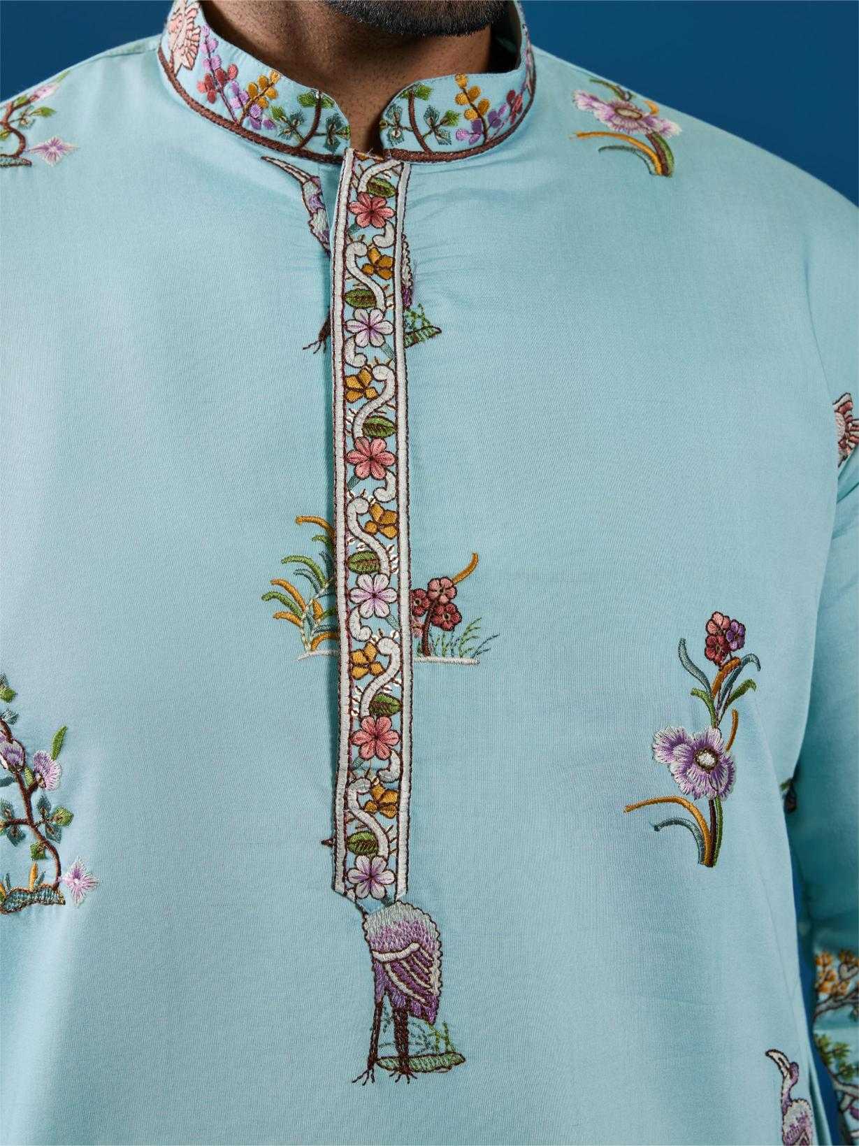 Ynf Silk RIN202 VANTARA VOGUE Mens Wear Wholesale Mens Kurta Pyjama Silk Kurta Men Wedding kurta Manufacturer- Kapda Export