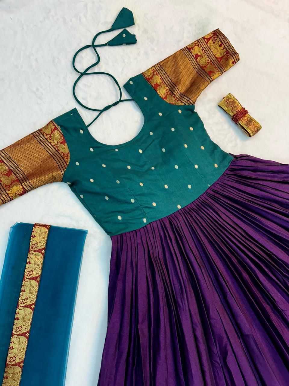 Ynf Silk RIN235 1038 Gowns Wholesale Fancy Gowns Party Gowns Simple Gowns Manufacturer- Kapda Export