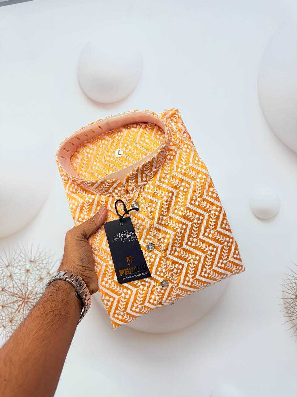 Ynf Soft Cotton KESH620 RRR Mens Wear Wholesale Mens Kurtas Embroidered Kurta Pajama Designer Ethnic Set Manufacturer- Kapda Export