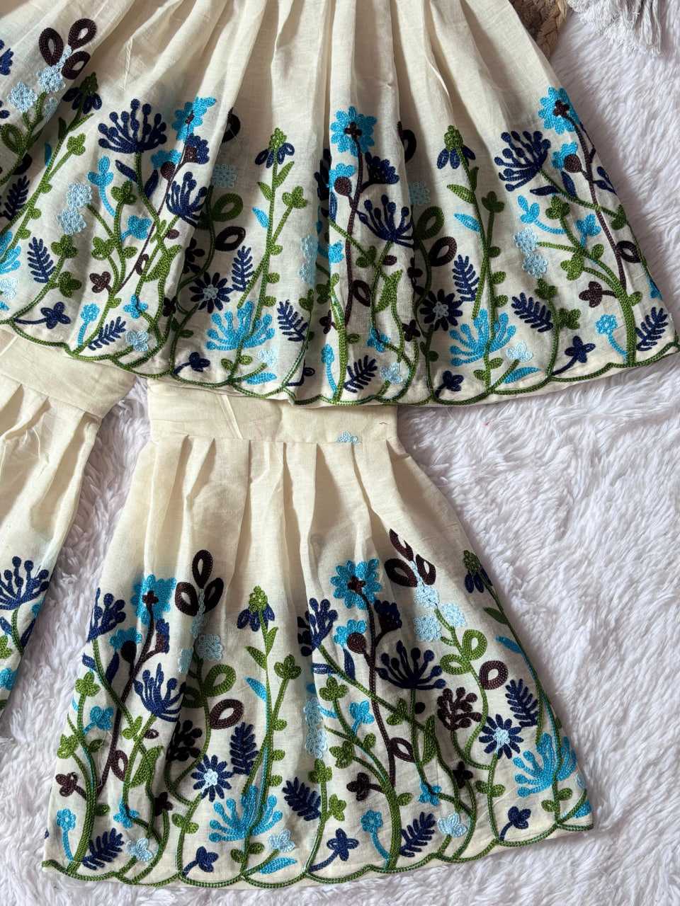 Ynf Soft Cotton RIN235 BHAVYA Kids Wear Festive Collections Wholesale Kids Sharara Girls Cotton Frocks Kids Festive Wear Manufacturer- Kapda Export