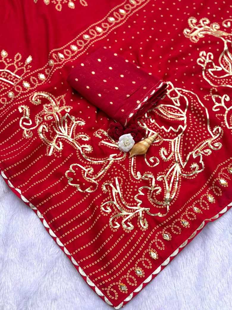 Ynf Soft Silk KESH584 VASUDHA Sarees Festive Collections Wholesale Printed Sarees Red Sarees Festive Sarees Manufacturer- Kapda Export