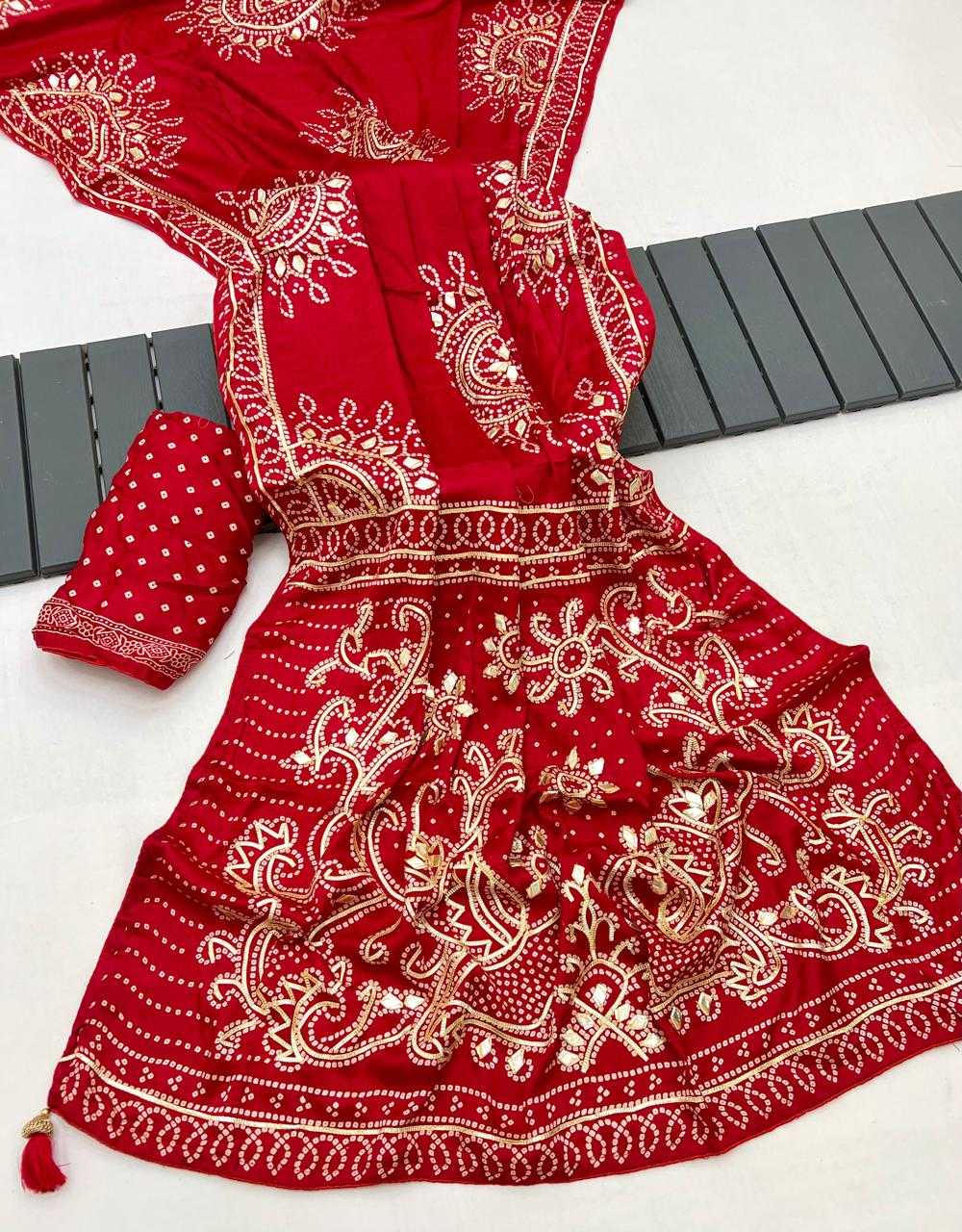 Ynf Soft Silk KESH584 VASUDHA Sarees Festive Collections Wholesale Printed Sarees Red Sarees Festive Sarees Manufacturer- Kapda Export