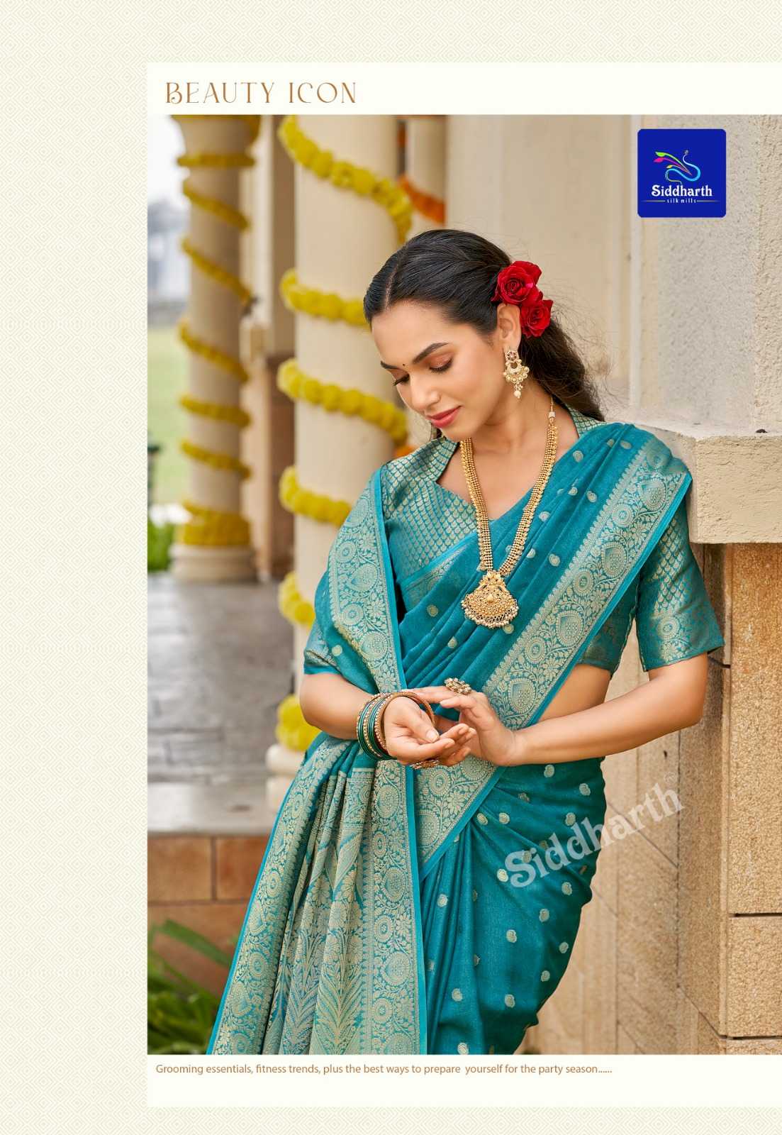 Ynf Soft Vichitra RIN203 BARORA Silk Sarees Wholesale Banarasi Silk Sarees Heavy Silk Sarees Printed Silk Saree Manufacturer- Kapda Export