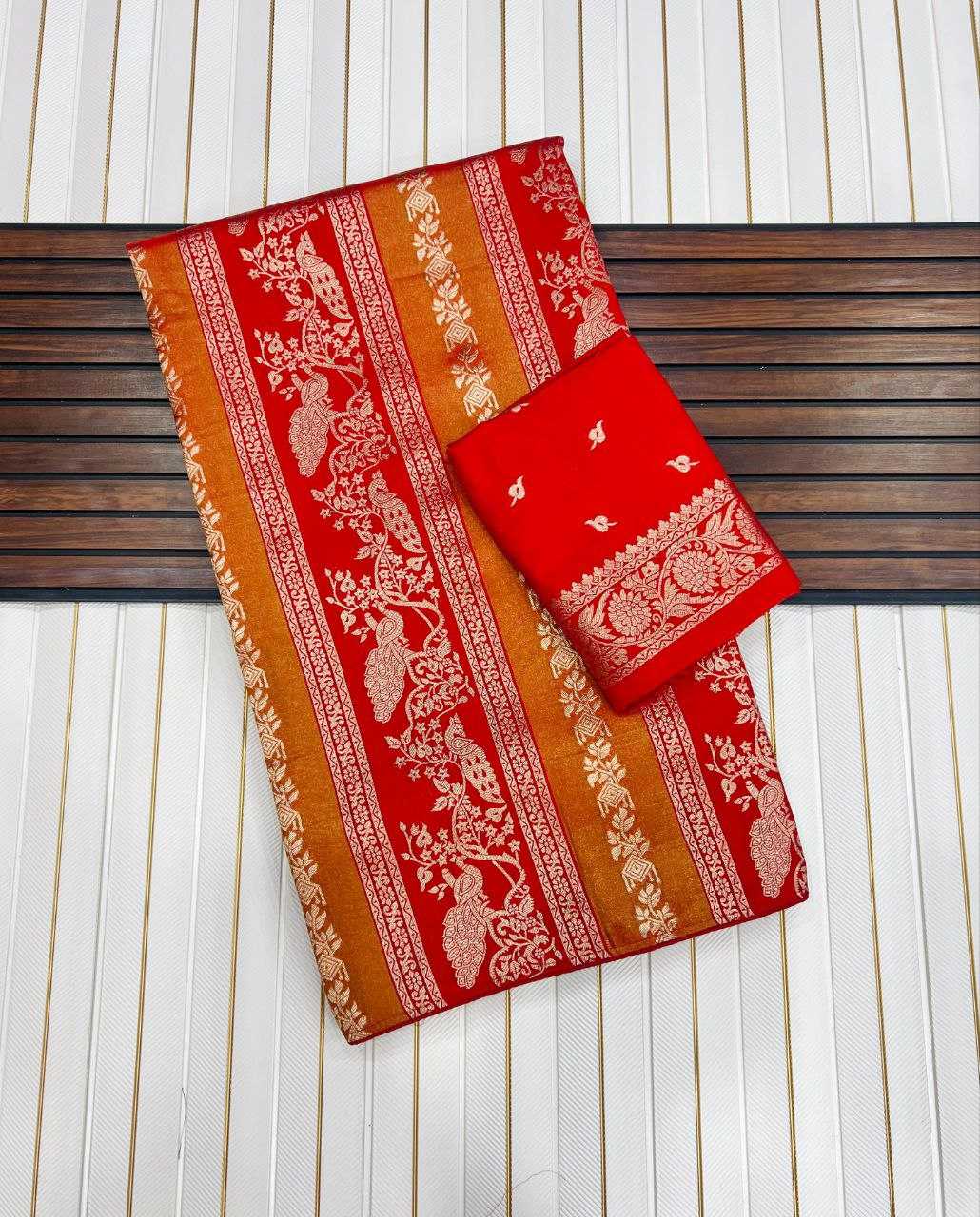 Ynf Tissue Silk RIN225 1007 Sarees Festive Collections Wholesale Tissue Silk Saree Nylon Sarees Sarees With Blouse Manufacturer- Kapda Export