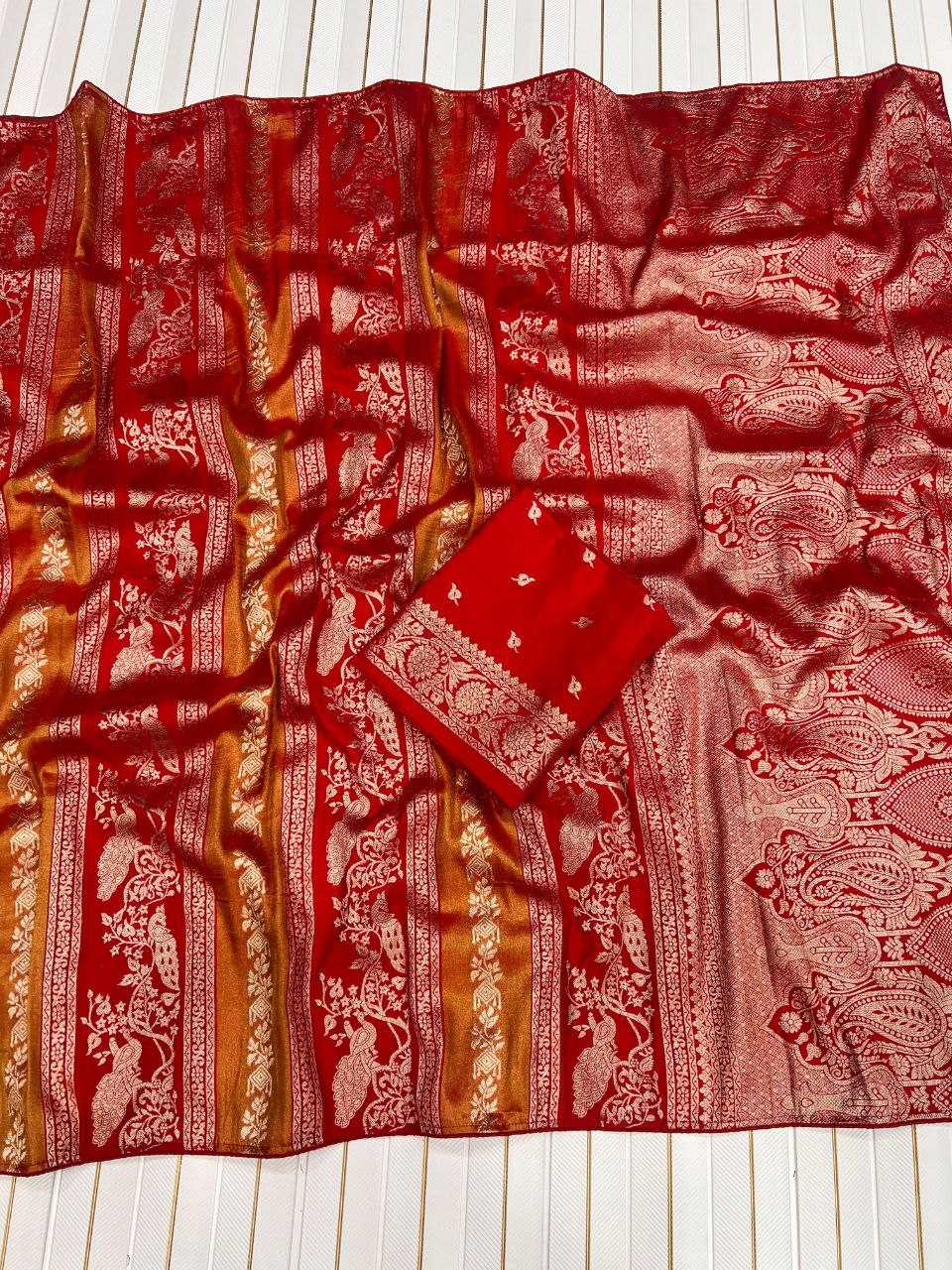 Ynf Tissue Silk RIN225 1007 Sarees Festive Collections Wholesale Tissue Silk Saree Nylon Sarees Sarees With Blouse Manufacturer- Kapda Export