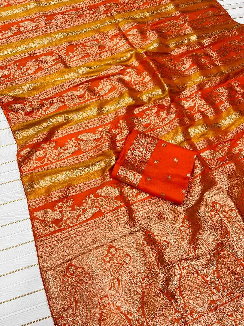 Ynf Tissue Silk RIN225 1007 Sarees Festive Collections Wholesale Tissue Silk Saree Nylon Sarees Sarees With Blouse Manufacturer- Kapda Export