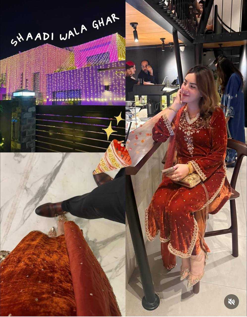 Ynf Velvet KESH506 1233 Suits & Dresses Wholesale Ladies Suits Kashmiri Suits Embroidery Suits Floor-Length Dresses Manufacturer- Kapda Export