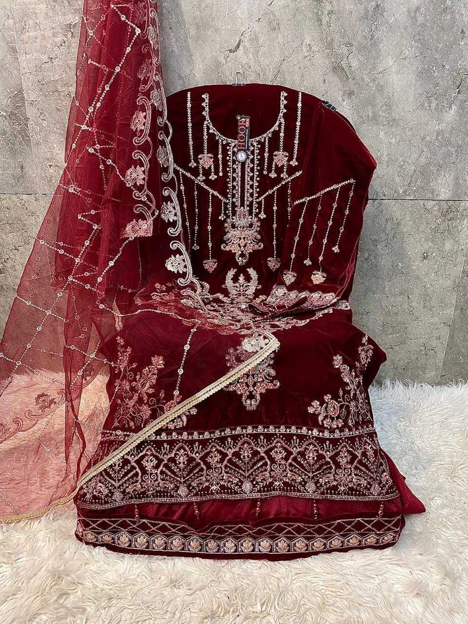 Ynf Velvet KESH530 HOOR 354 Suits & Dresses Wholesale Kashmiri Suits Velvet Suits Bridal Suits Manufacturer- Kapda Export