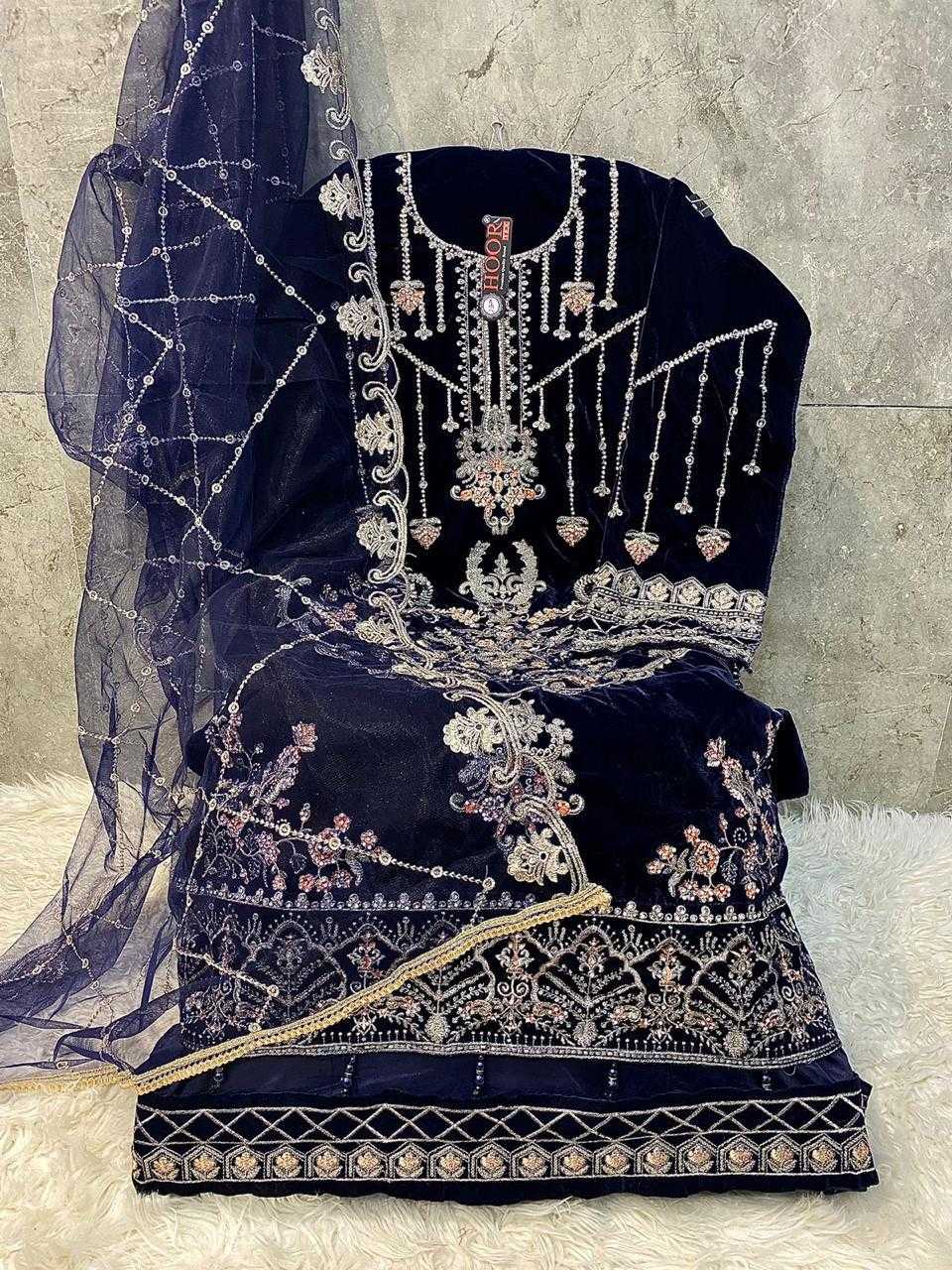 Ynf Velvet KESH530 HOOR 354 Suits & Dresses Wholesale Kashmiri Suits Velvet Suits Bridal Suits Manufacturer- Kapda Export